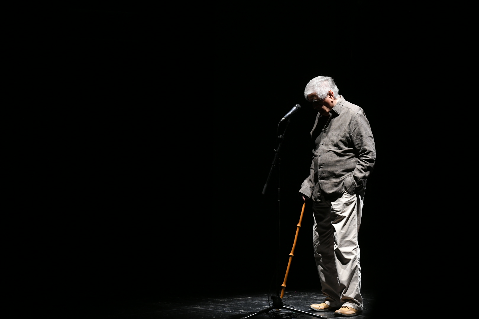 Beograd 10.09.2021. Komemoracija glumcu Milanu Lanetu Gutoviću u Jugoslovenskom dramskom pozorištu, JDP, Milan Lane Gutović Foto: Vesna Lalić/Nova.rs