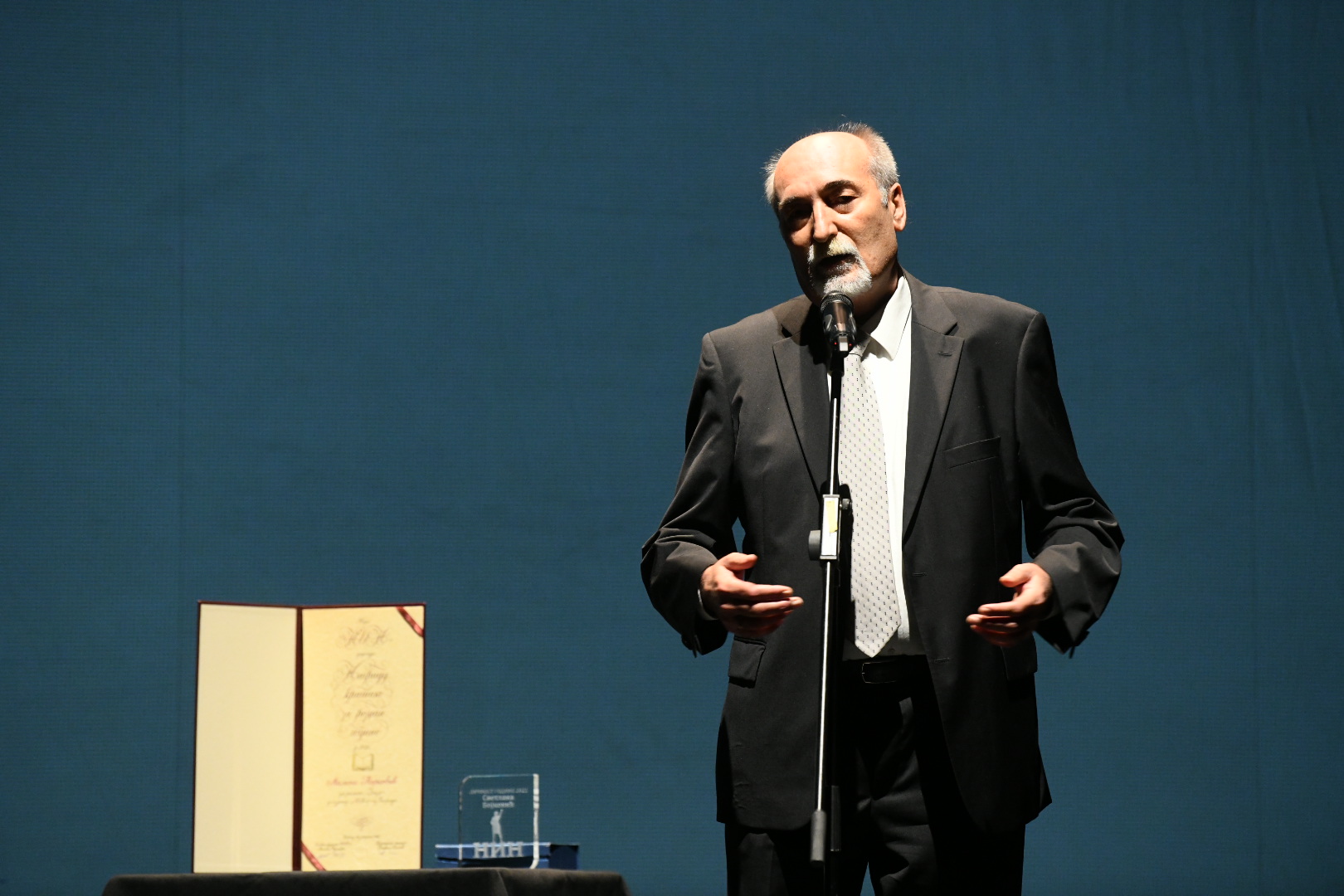 Beograd 12. april 2022. NIN dodela nagrada licnost godine i NIN-ova nagrada Foto:Vesna Lalić/Nova.rs