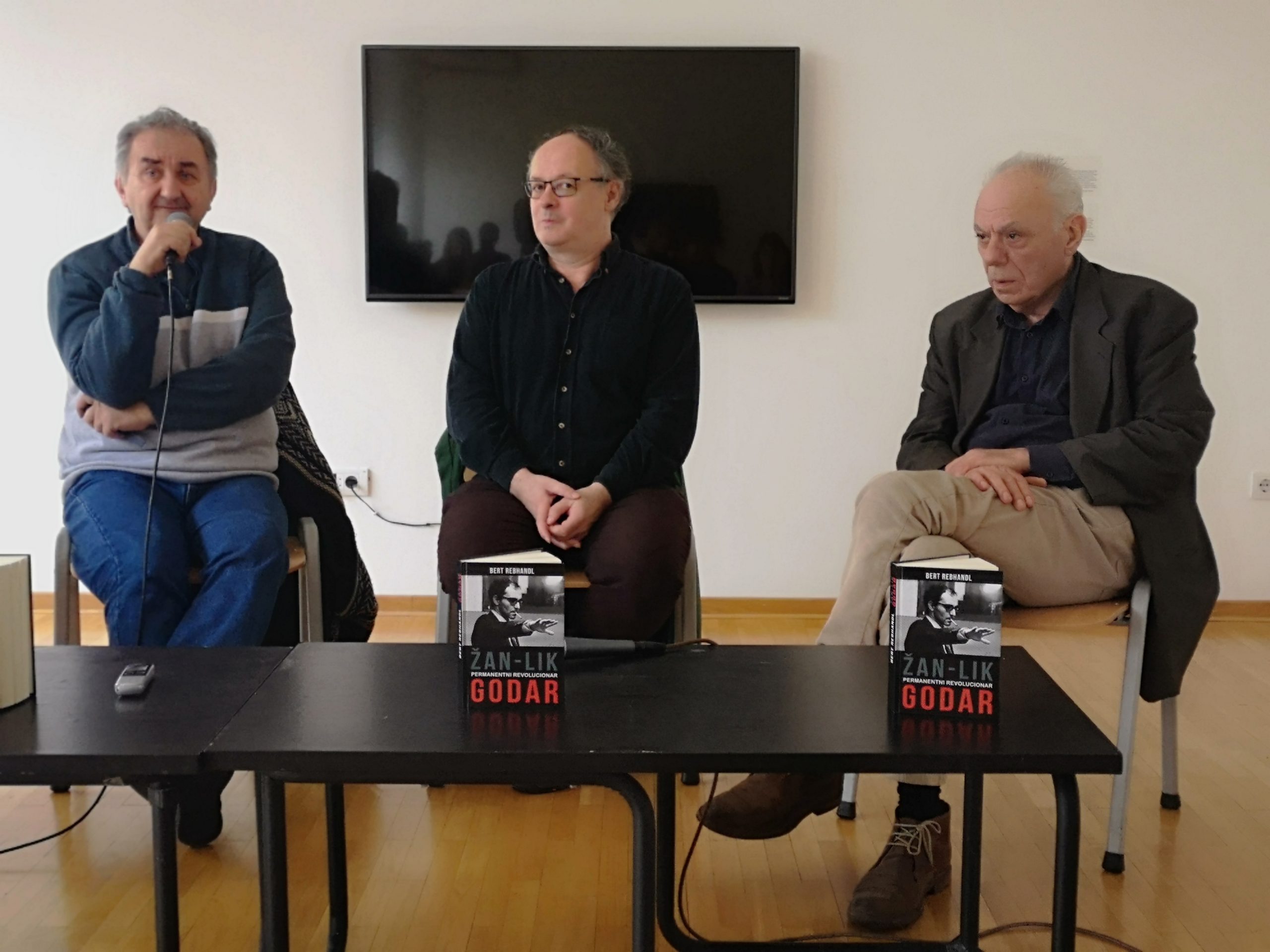 Bert Rebhandl, Žan Lik Godar, permanentni revolucionar, knjiga, promocija knjige Foto: FCS/Promo