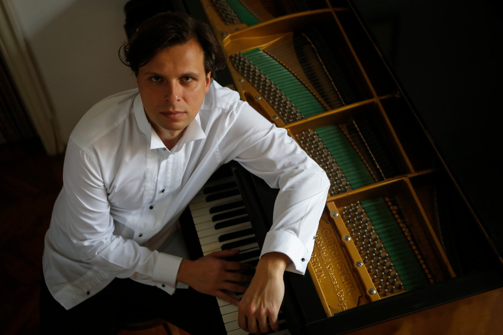 Vladimir Milošević, pijanista, koncert Kolarac Foto: Marko Đoković