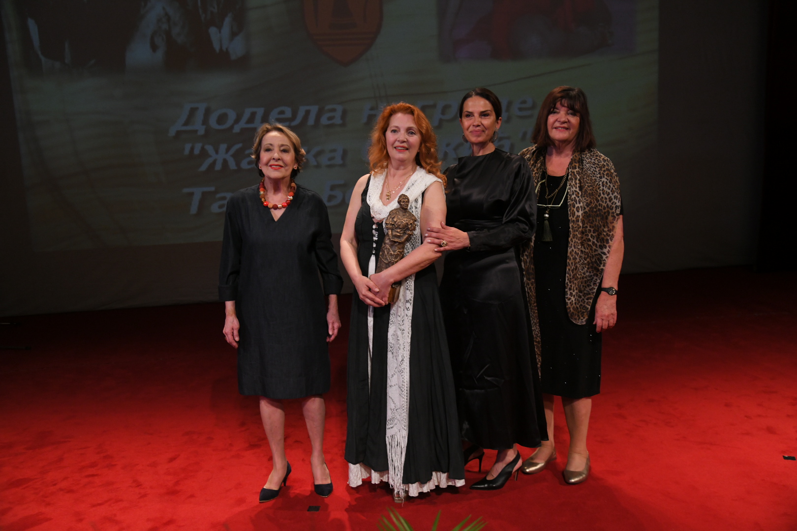beograd 08.05.2022 Narodno pozorište, dodela nagrade Žanka Stokić glumici Tanji Bošković , tanja bošković