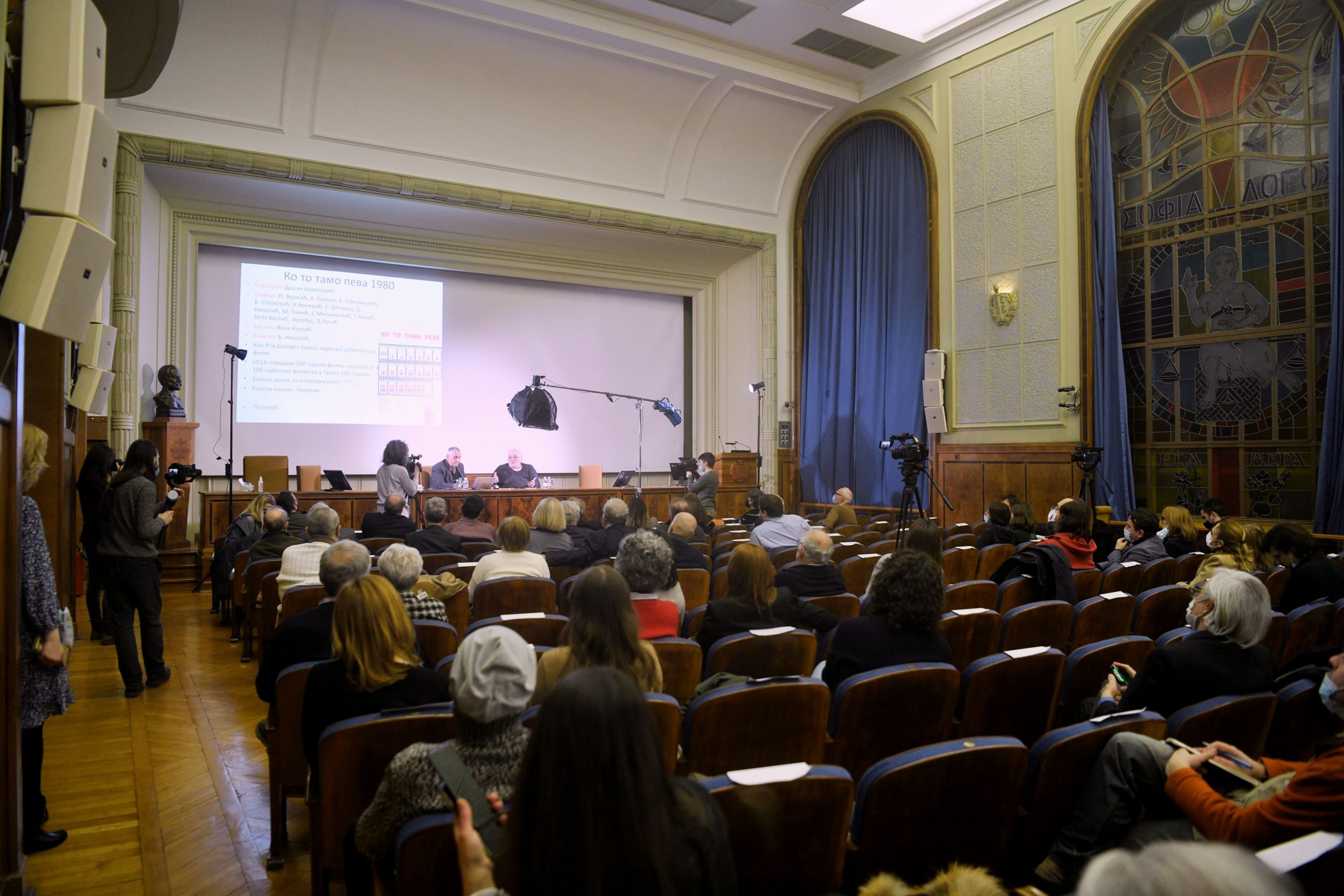 Beograd 09. mart 2022. Slobodan Sijan masterklas u svecanoj sali SANU-a Foto:Filip Kraincanic/Nova.rs