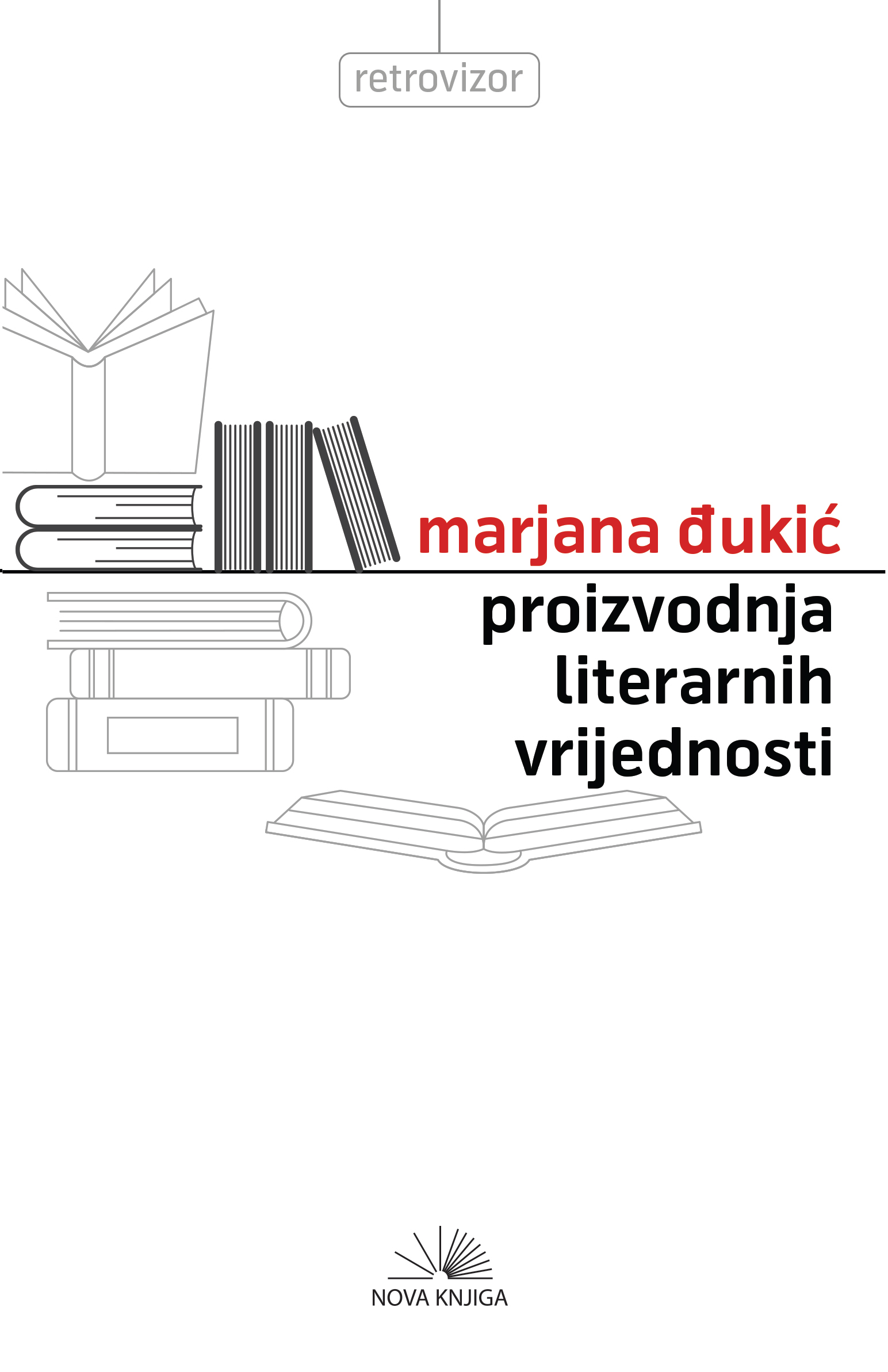 Autorska monografija "Proizvodnja literarnih vrijednosti" Marjane Đukić u izdanju Nove knjige