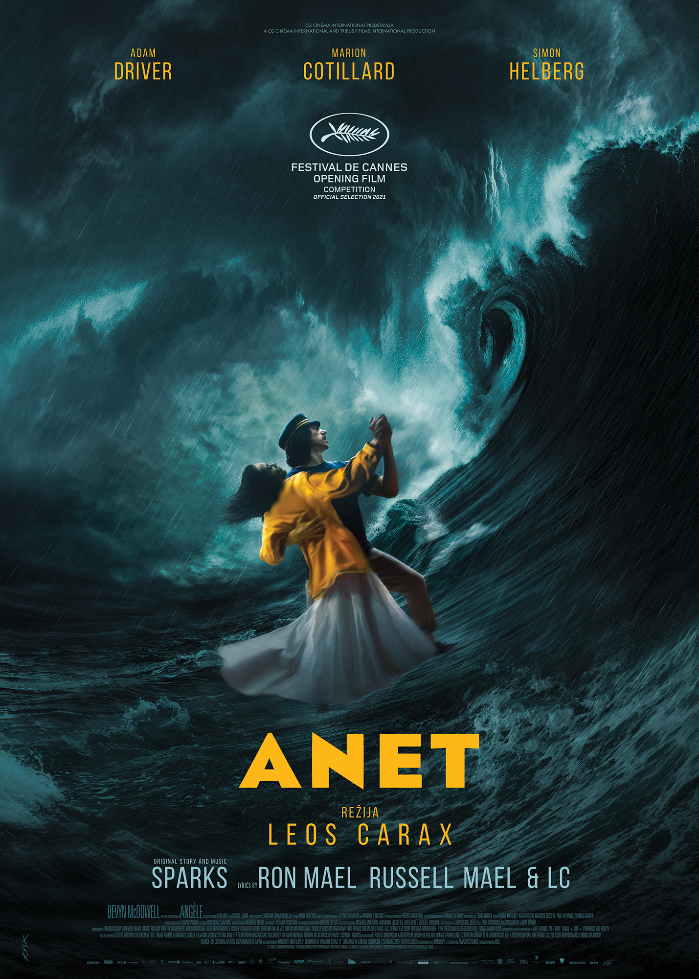 „ANET“ – FILM KOJI JE OTVORIO KANSKI FESTIVAL 2021. GODINE OD DANAS U BIOSKOPIMA
ADAM DRAJVER I MARION KOTIJAR U NAJNOVIJEM FILMU LEOSA KARAKSA