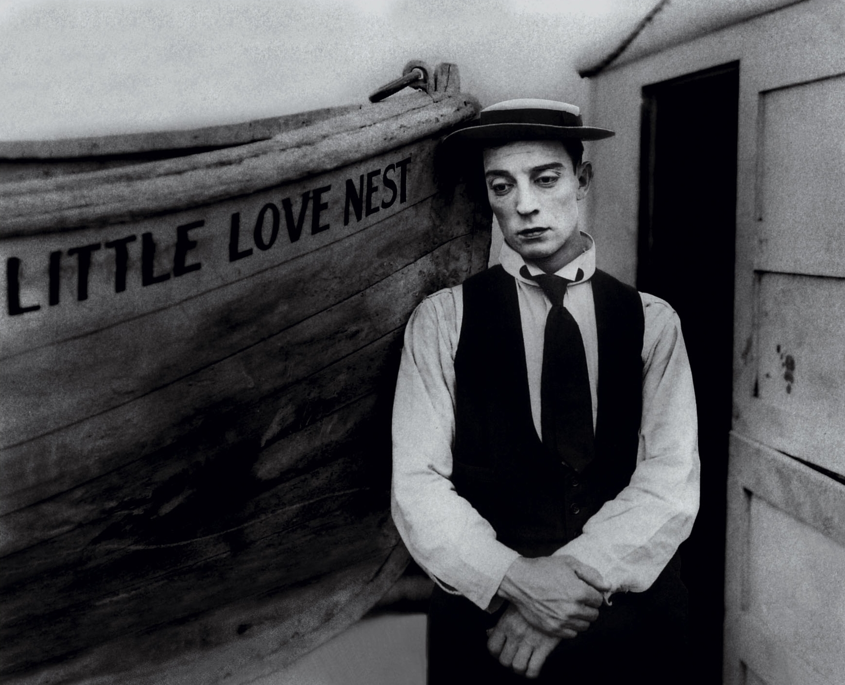 Buster Keaton  
in The Love Nest
*Filmstill - Editorial Use Only*,Image: 95755502, License: Rights-managed, Restrictions: *Filmstill - Editorial Use Only*, Model Release: no, Credit line: FilmStills.net / Film Stills / Profimedia
