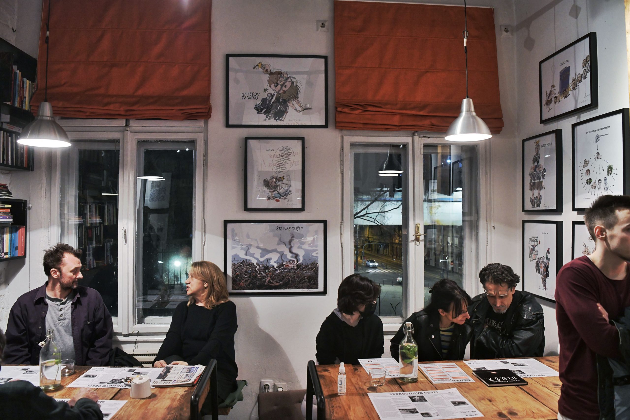 Beograd 10. februar 2022. Izlozba Dusana Petricica u KROKODILovom Centru, Ulica Karađorđeva 43 Foto:Goran Srdanov/Nova.rs