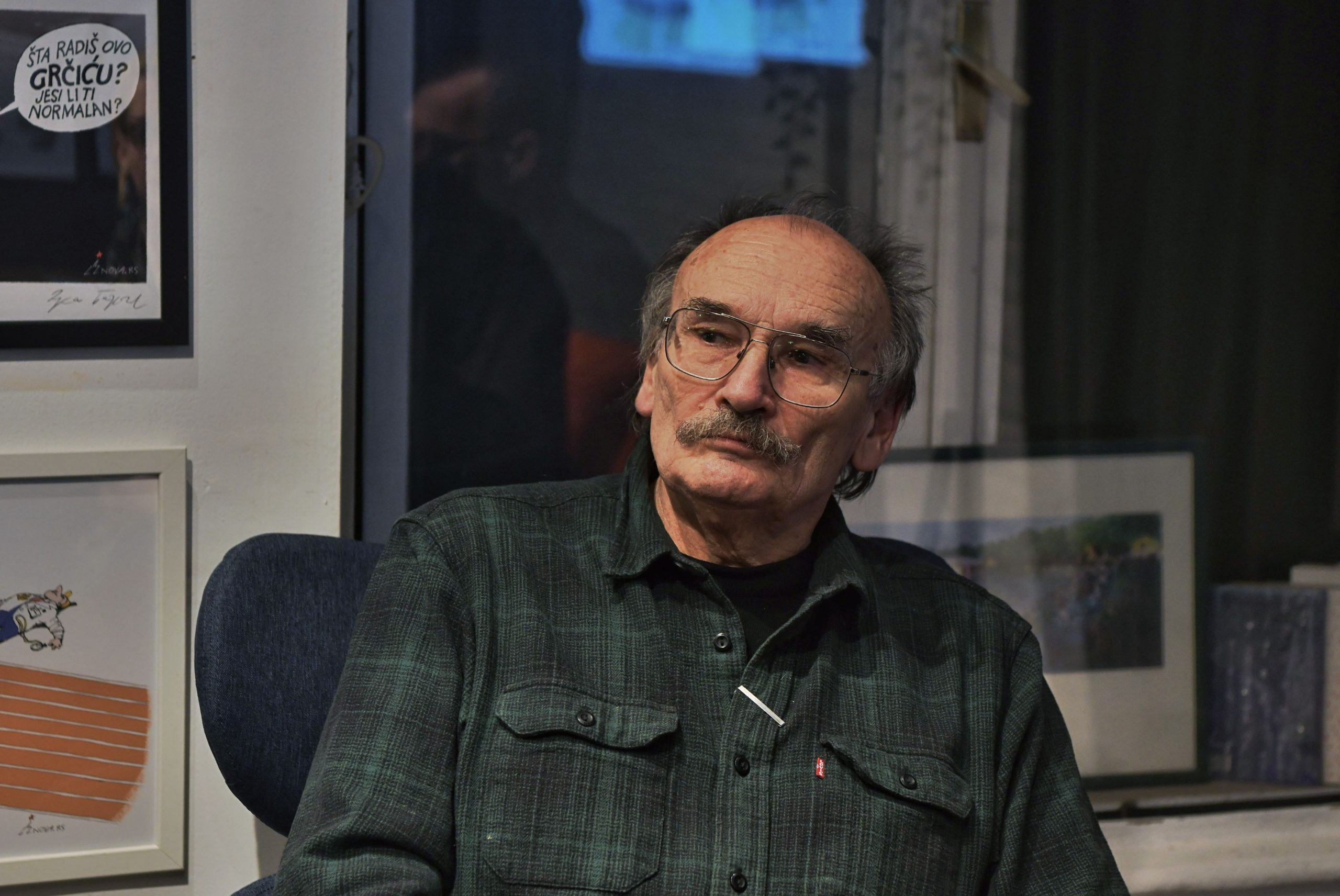 Beograd 10. februar 2022. Izlozba Dusana Petricica u KROKODILovom Centru, Ulica Karađorđeva 43 Foto:Goran Srdanov/Nova.rs