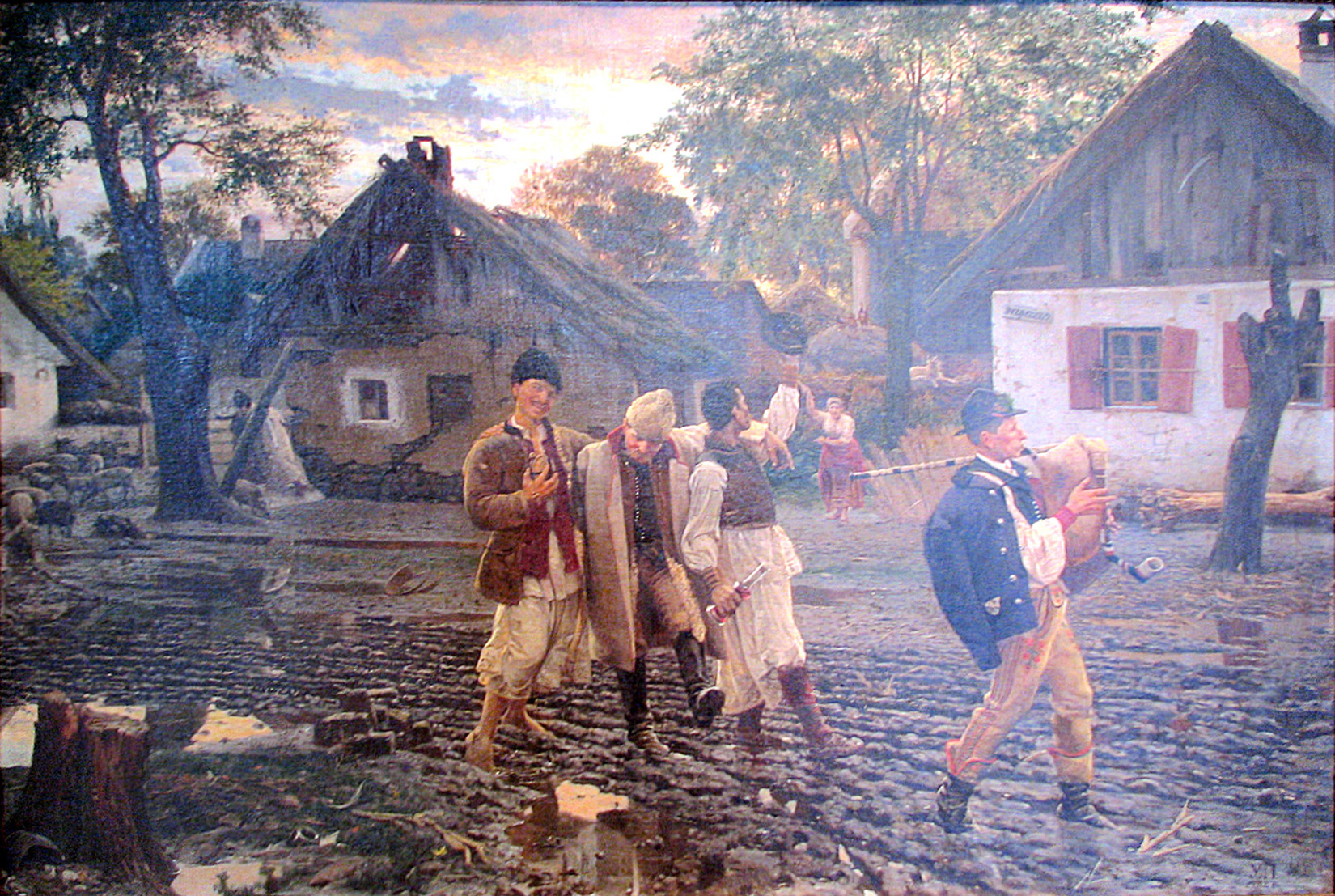 Vesela braća, Uroš Predić, 1887. Narodni muzej u Beogradu Foto: Wikipedia/Mihailo Grbić