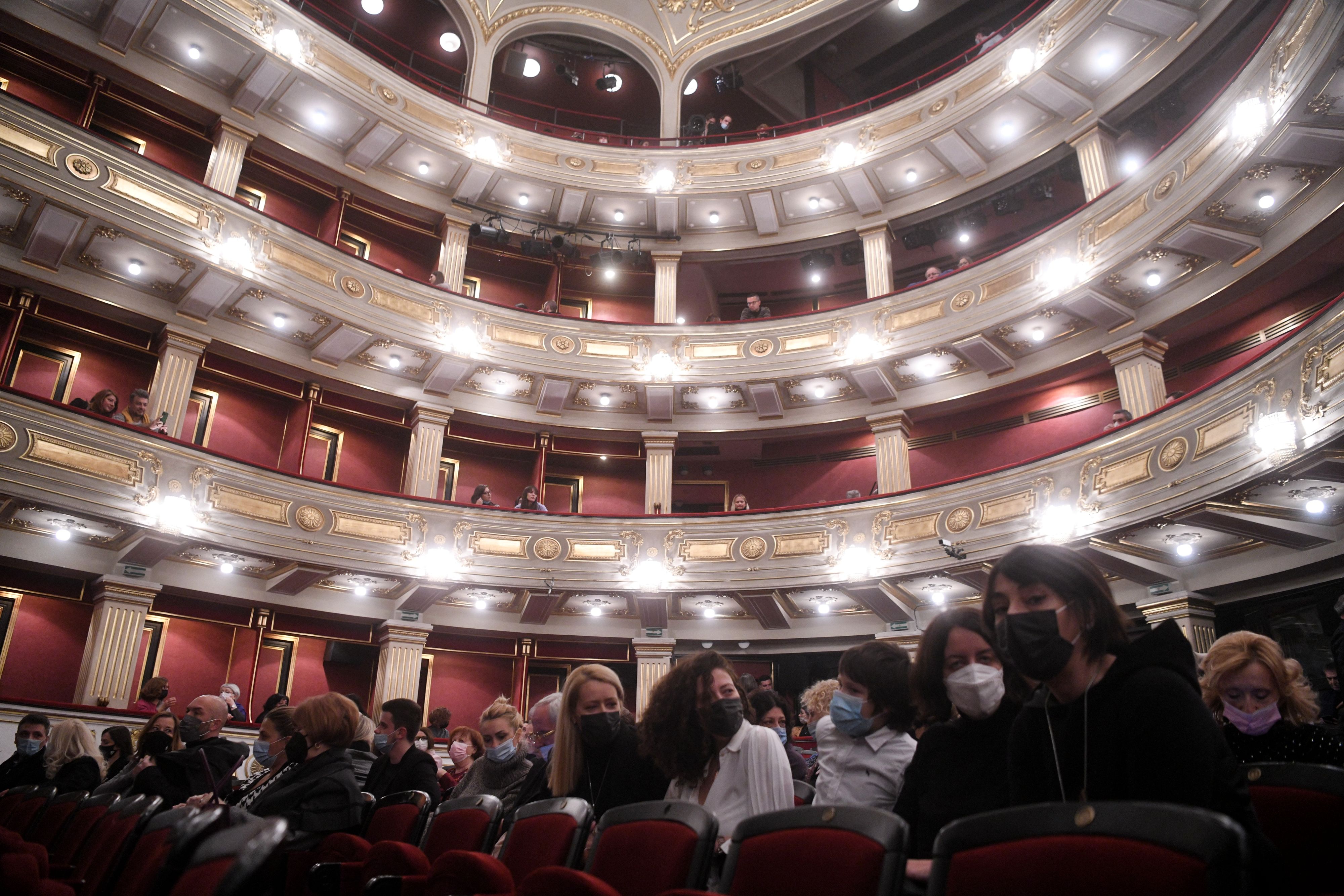 Beograd 23.12.2021. Narodno pozorište, predstava, poznati Foto: Filip Krainčanić/Nova.rs