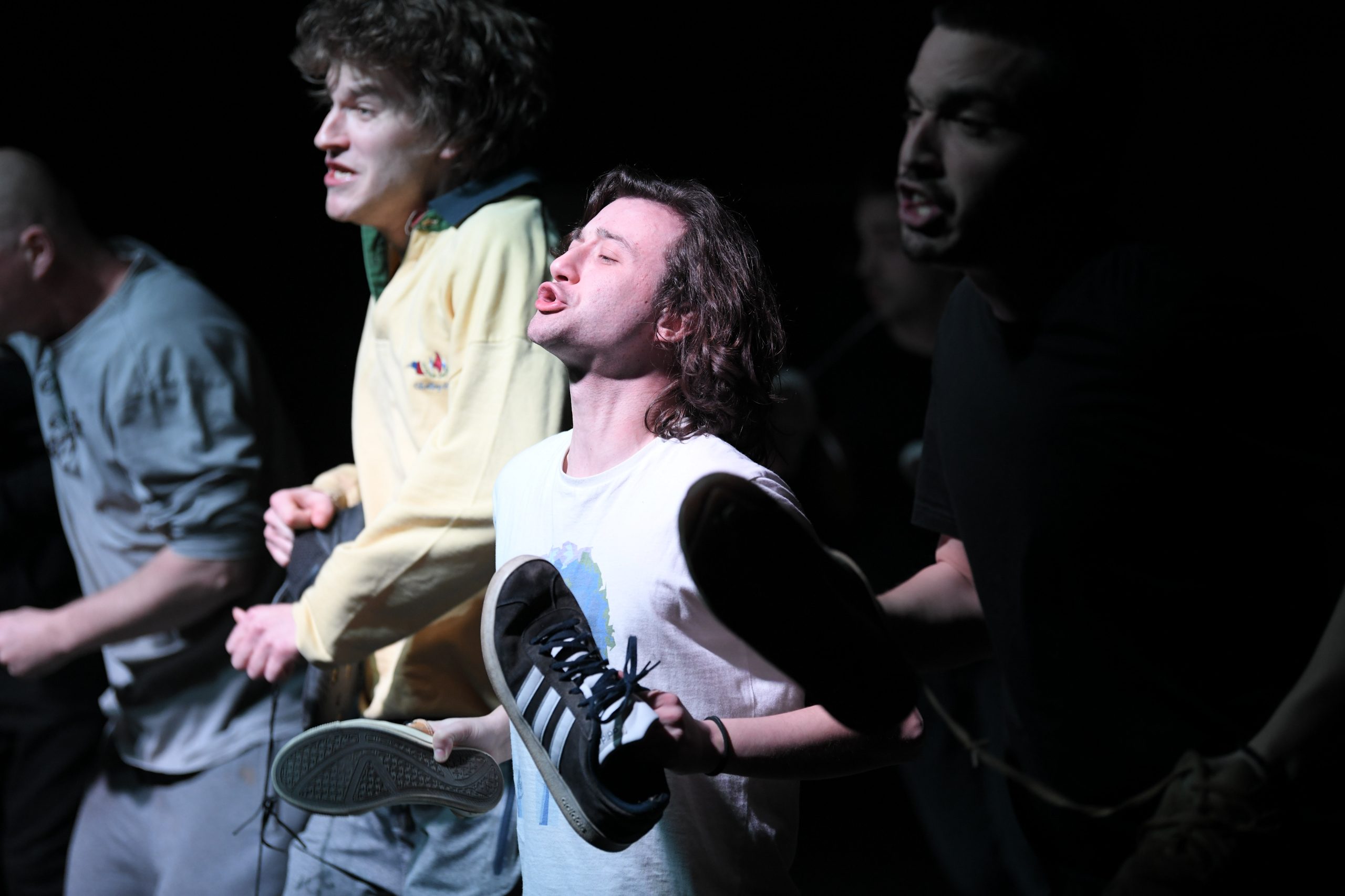 Beograd 15. januar 2022.  Premijera predstave Jelene Bogavac „Betmen Robin Beograd“ u Dorćol Platzu. Reflektor teatar Foto:Dragan Mujan/Nova.rs