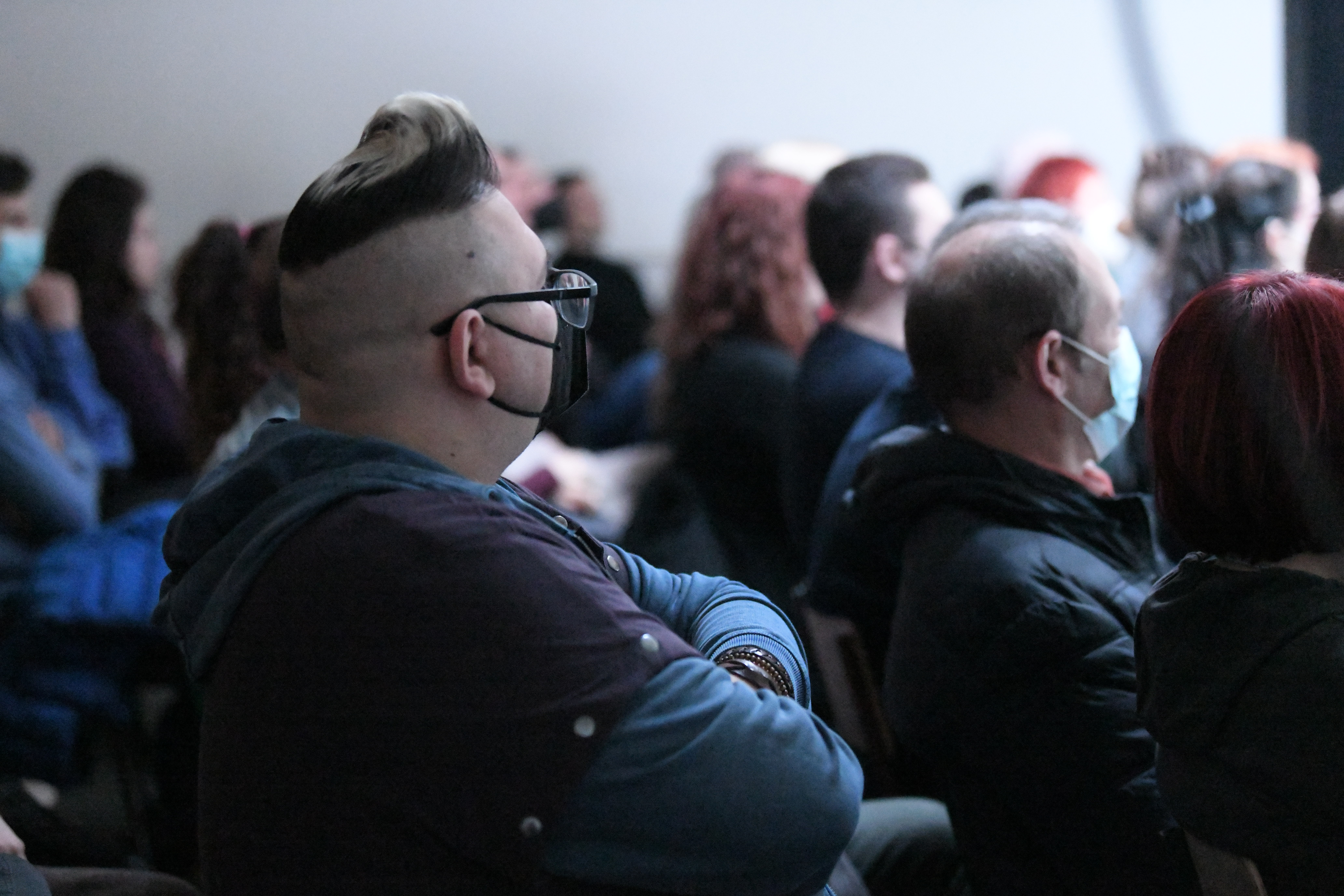 Beograd 15. januar 2022.  Premijera predstave Jelene Bogavac „Betmen Robin Beograd“ u Dorćol Platzu. Reflektor teatar Foto:Dragan Mujan/Nova.rs