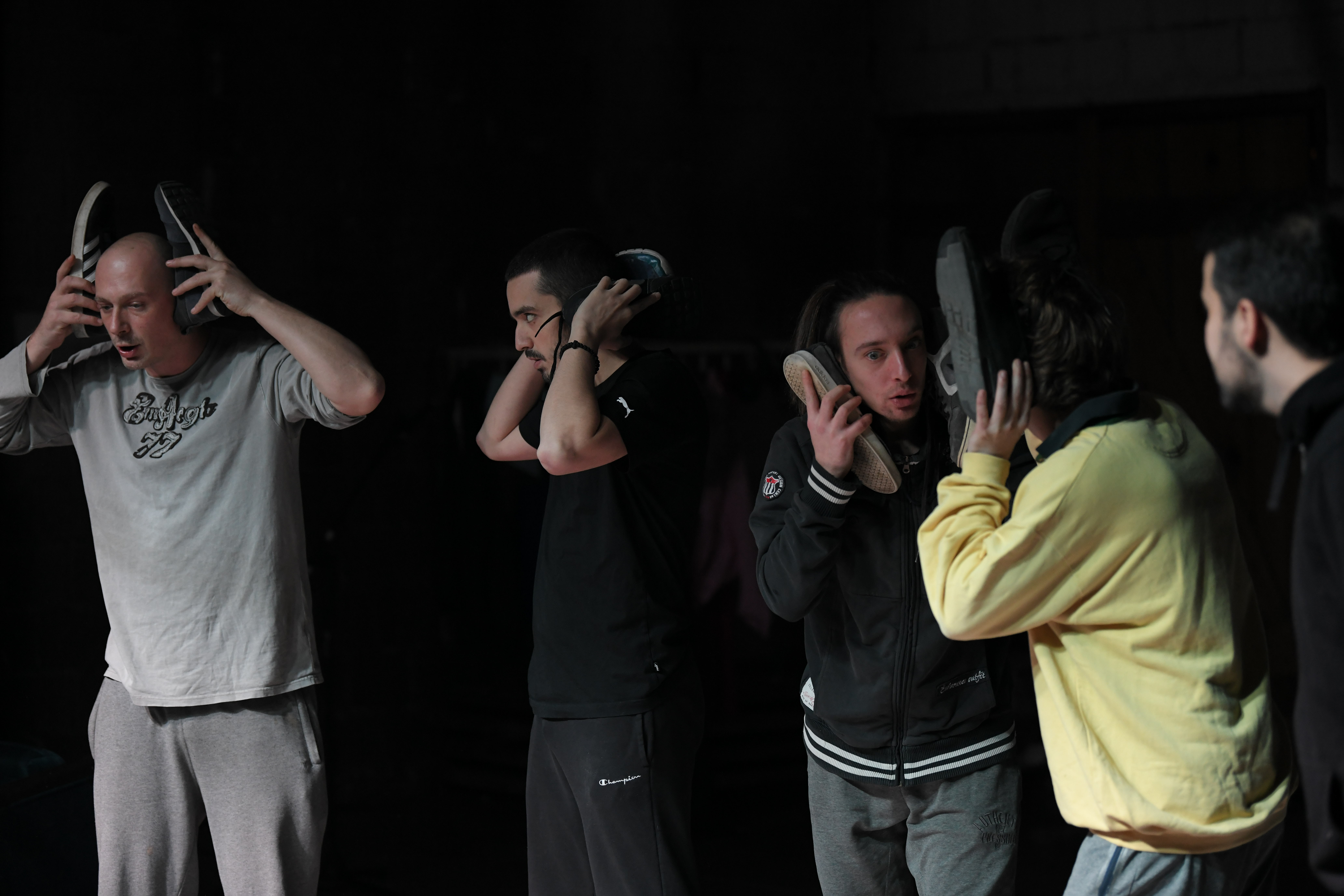 Beograd 15. januar 2022.  Premijera predstave Jelene Bogavac „Betmen Robin Beograd“ u Dorćol Platzu. Reflektor teatar Foto:Dragan Mujan/Nova.rs