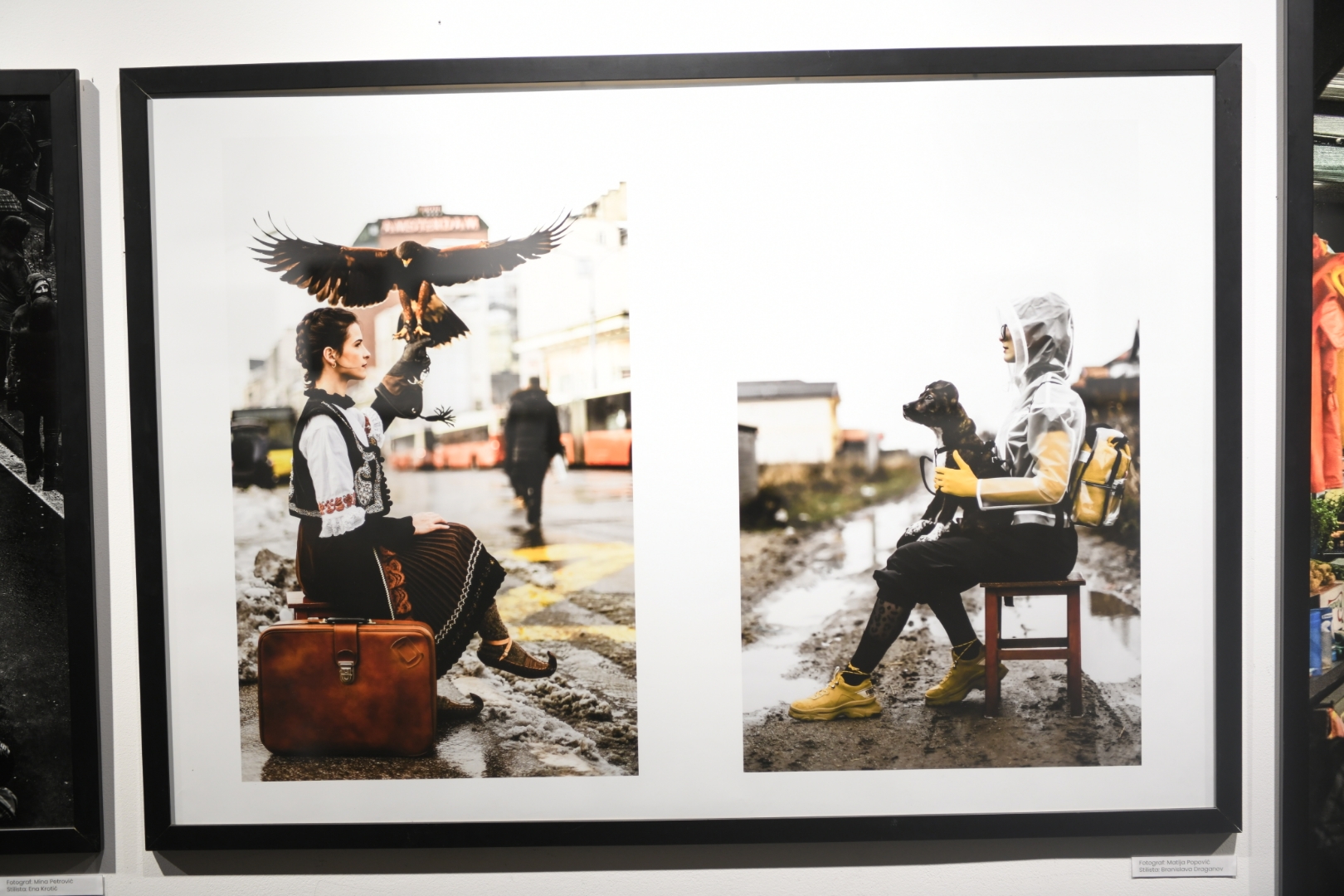 Beograd 18. januar 2022. Izložba studenata FPU „Moda u gradu” ... Izložba fotografija Dorcol Platz galerija O3ONE Art space Foto:Dragan Mujan/Nova.rs