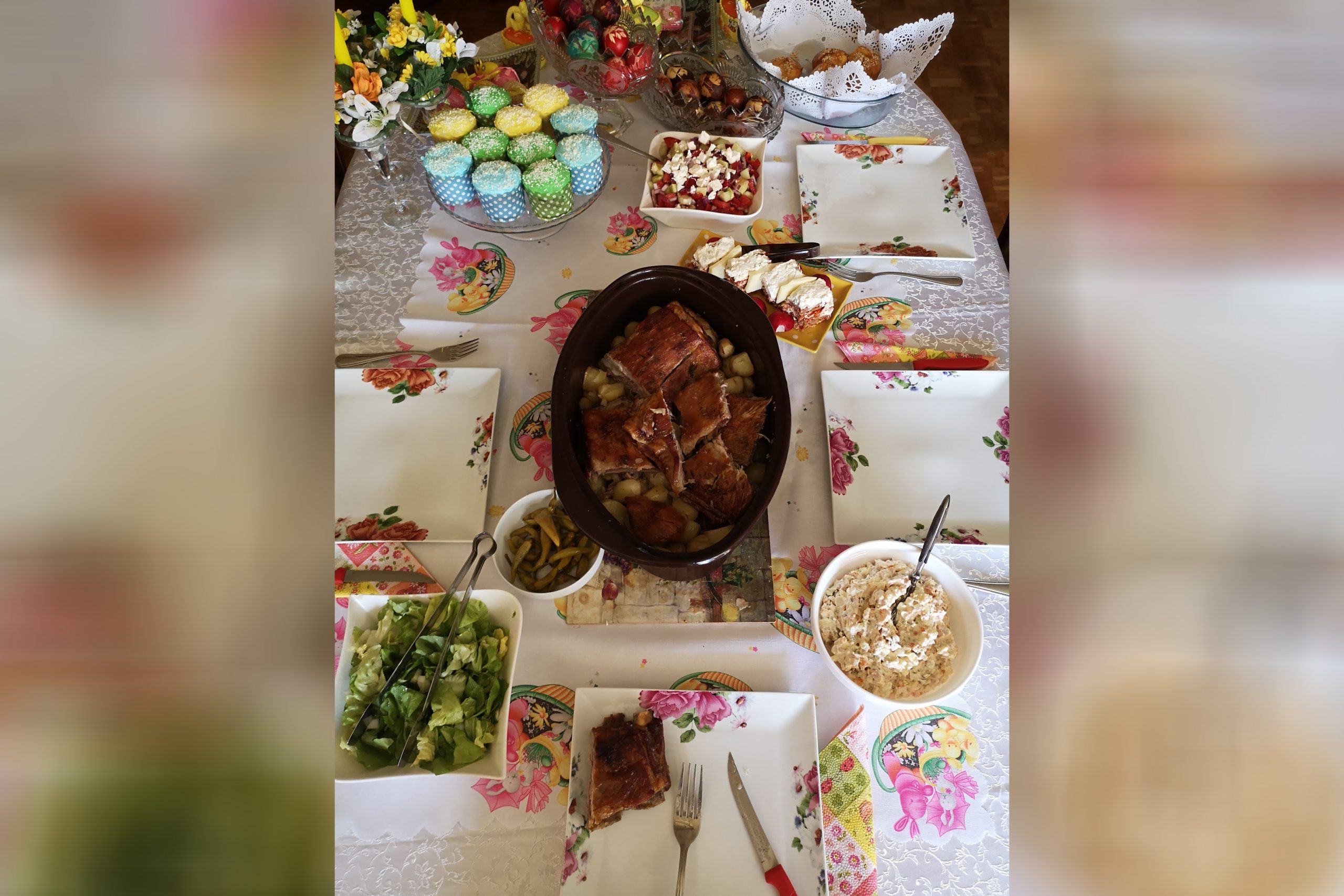 Uskršnji ručak Snežana Foto: Privatna arhiva