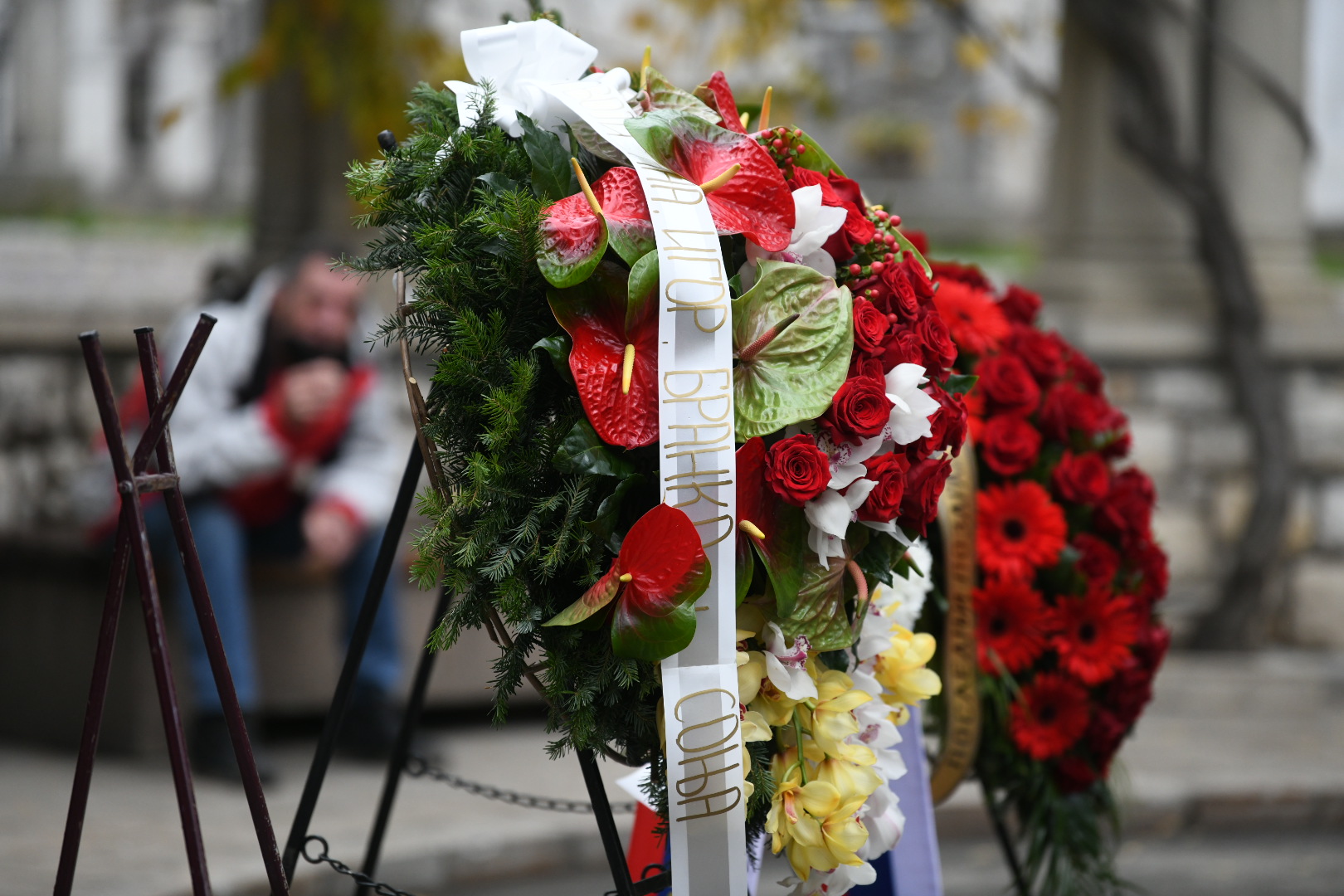 Beograd 02.12.2021. Sahrana Milutina Mrkonjića, Aleja zaslužnih građana, gradjana Foto: Vesna Lailć/Nova.rs