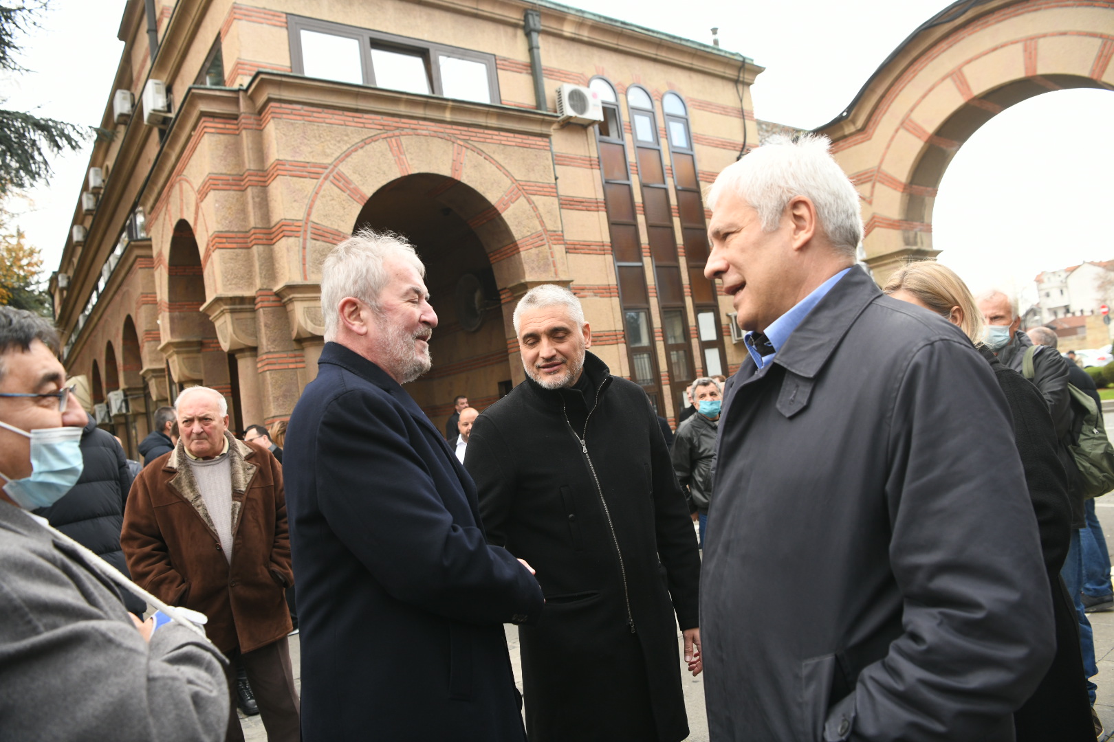 Beograd 02. decembar 2021. Sahrana politicara Milutina Mrkonjica Mrke na Novo groblju u Beogradu u Aleji zasluznih gradjana Foto: Vesna Lalić/Nova.rs