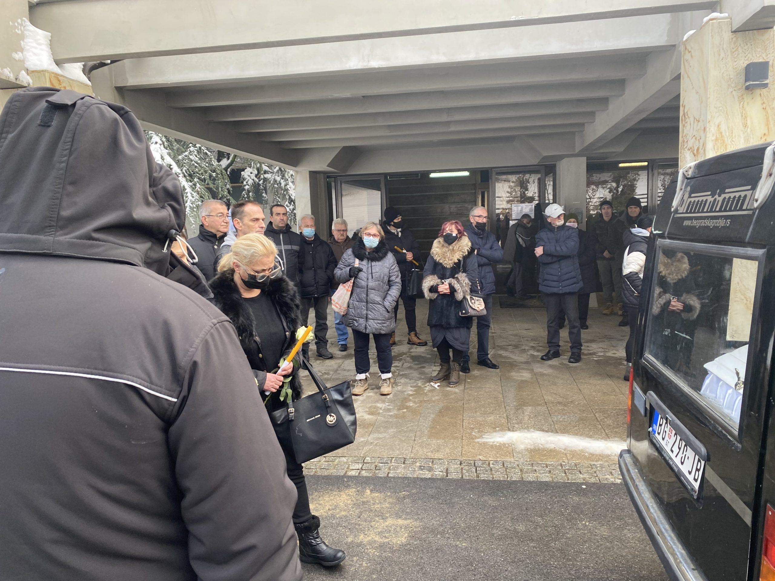 Beograd, 14.12.2021. Lešće, Sahrana Kristina Đukić Kika