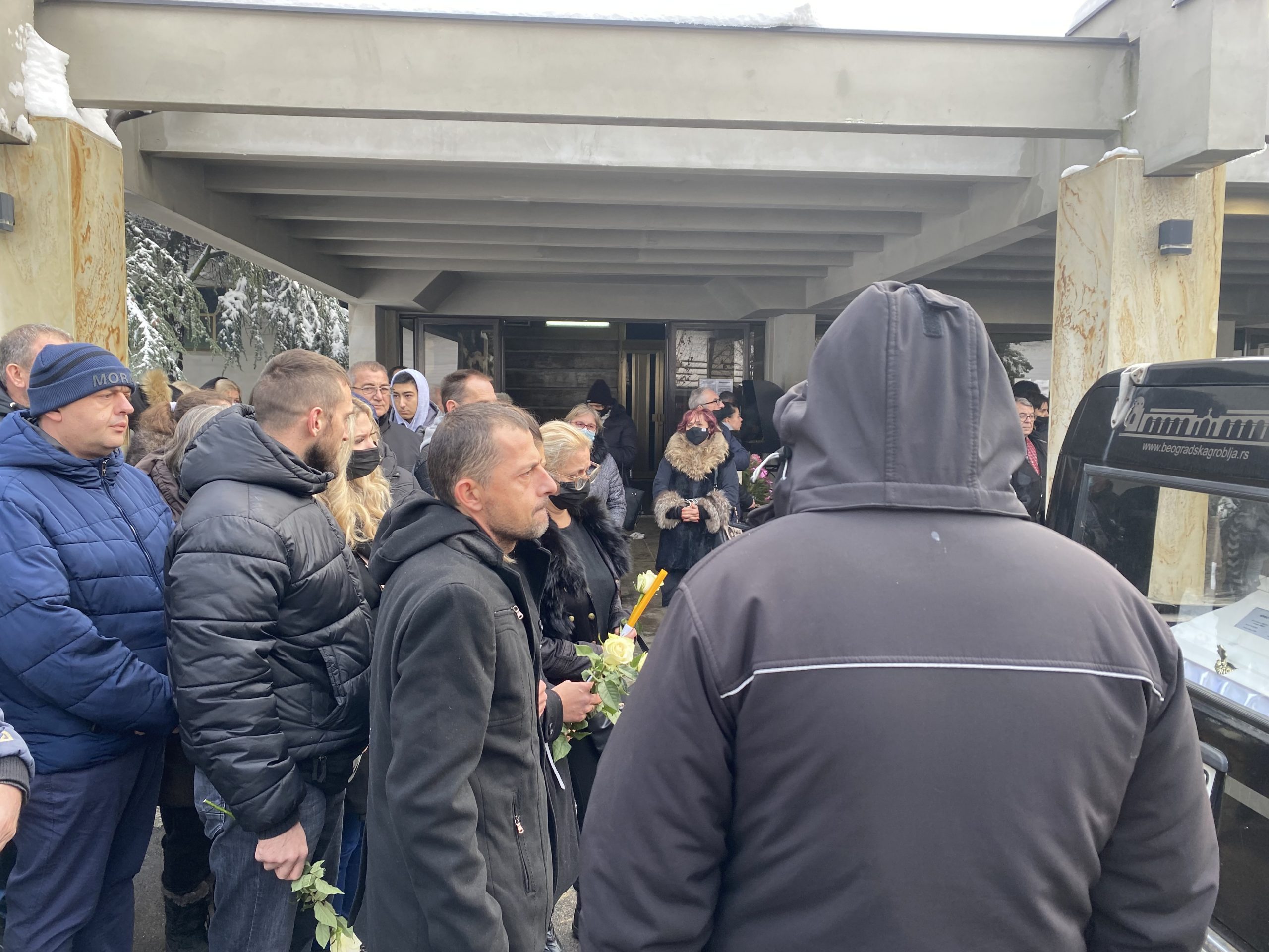 Beograd, 14.12.2021. Lešće, Sahrana Kristina Đukić Kika