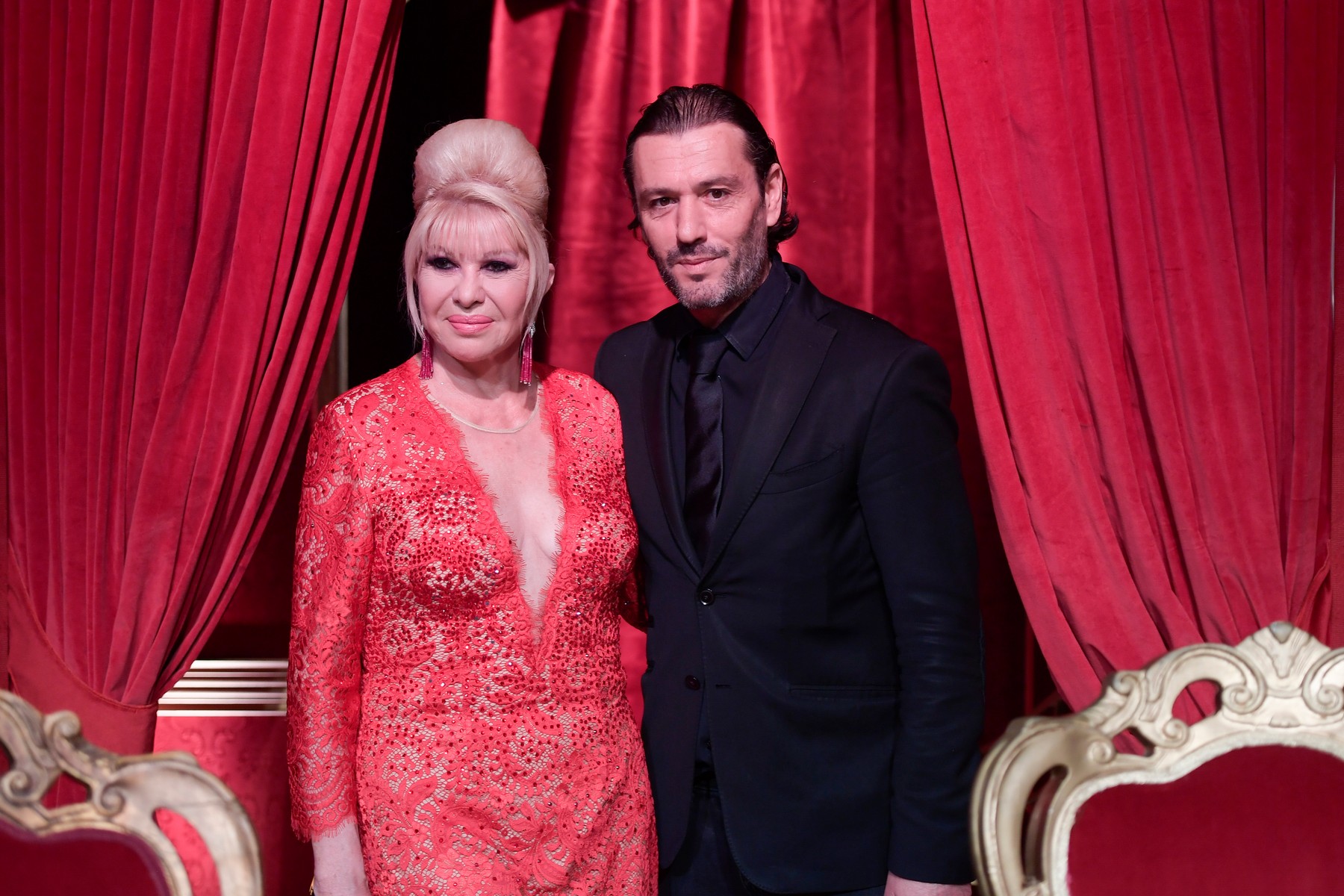 Rossano Rubicondi &amp; Ivana Trump perform at the Ballando con le stelle 2018 in Rome, Italy - 05 May 2018