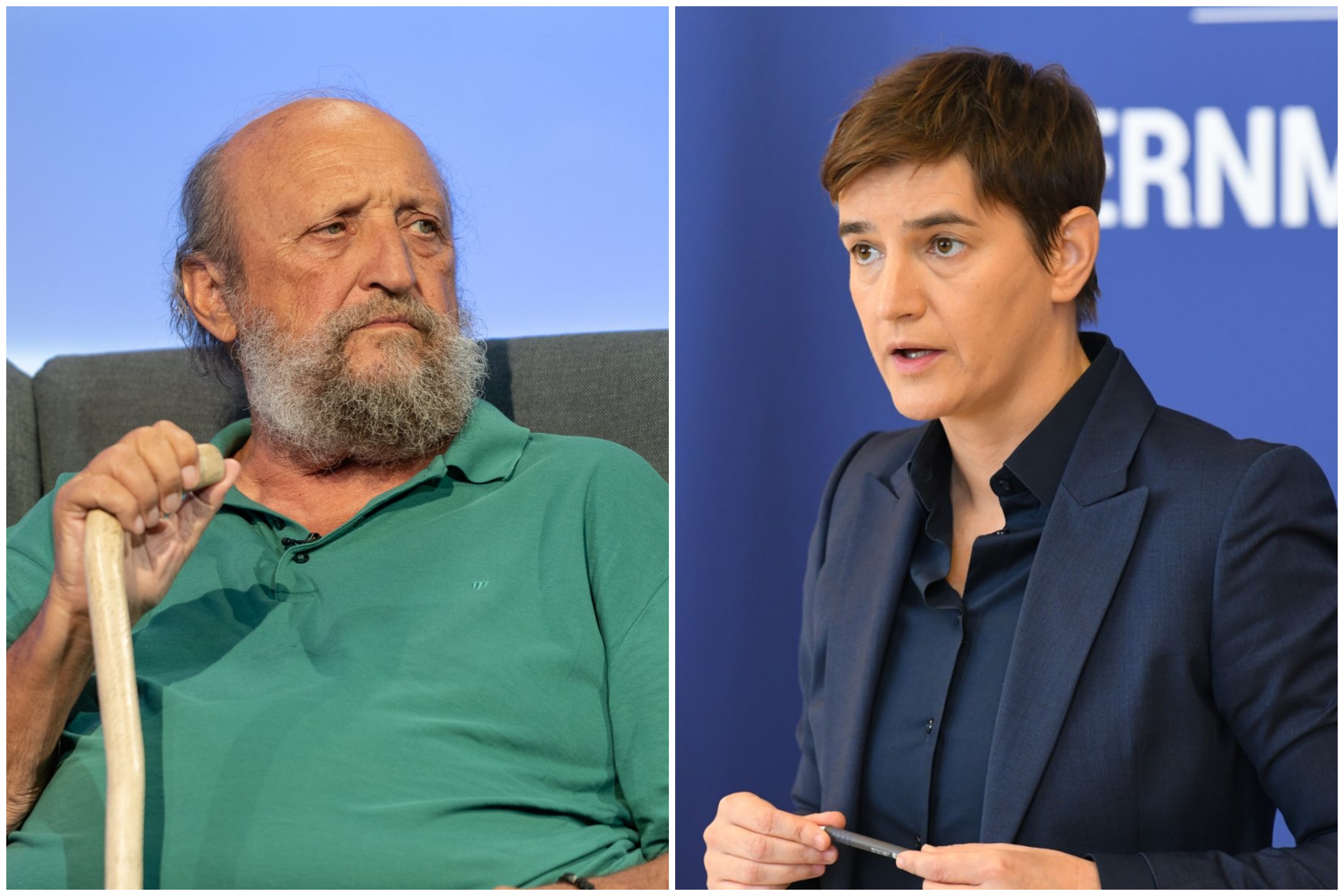 Petar Božović i Ana Brnabić, kombo Foto: Ivan Dinić/Nova S/Goran Srdanov/Nova.rs