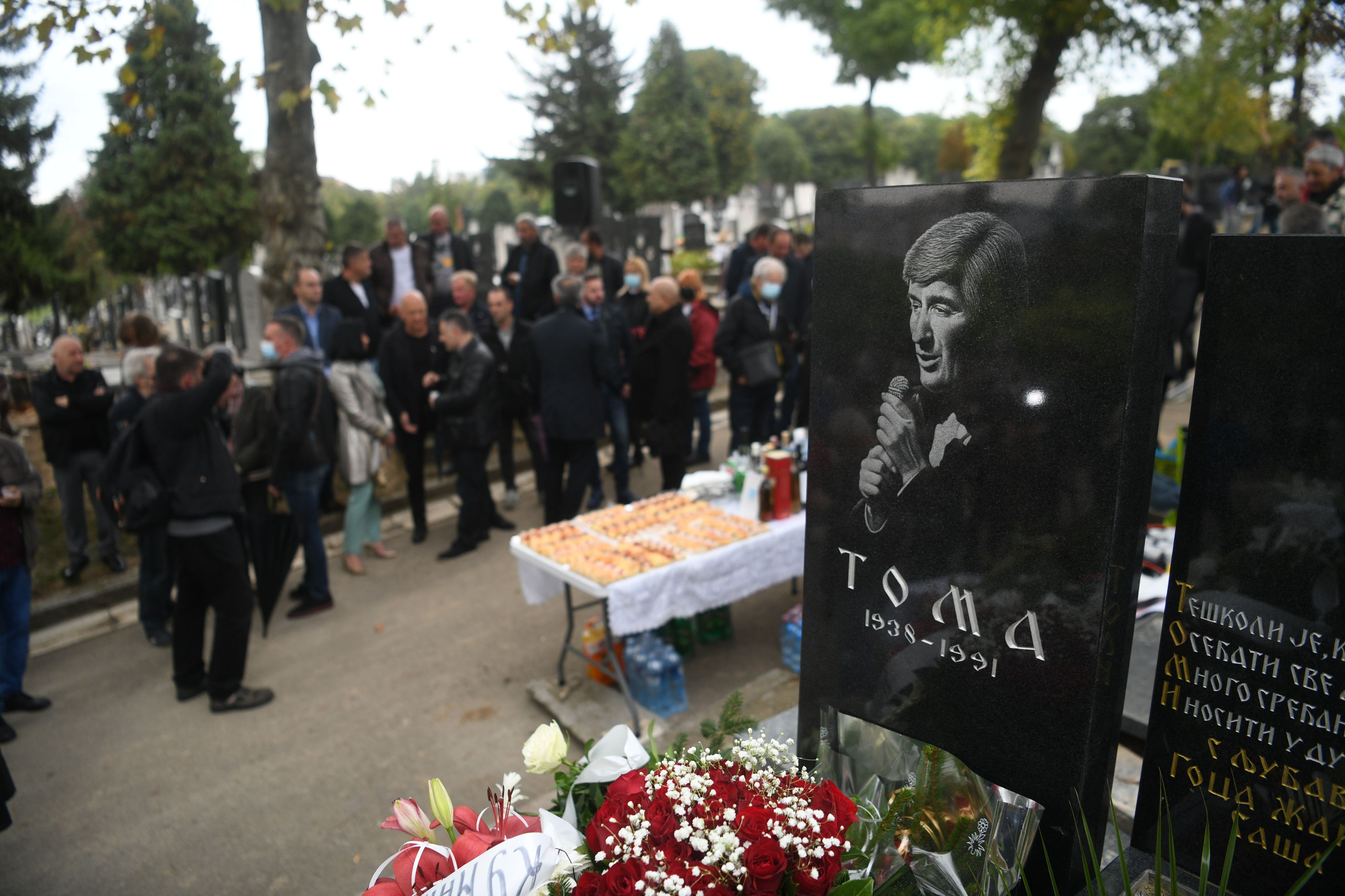 Beograd, 30.09.2021. Centralno groblje, Pomen Toma Zdravković, 30 godina od smrti Foto: Filip Krainčanić/Nova.rs