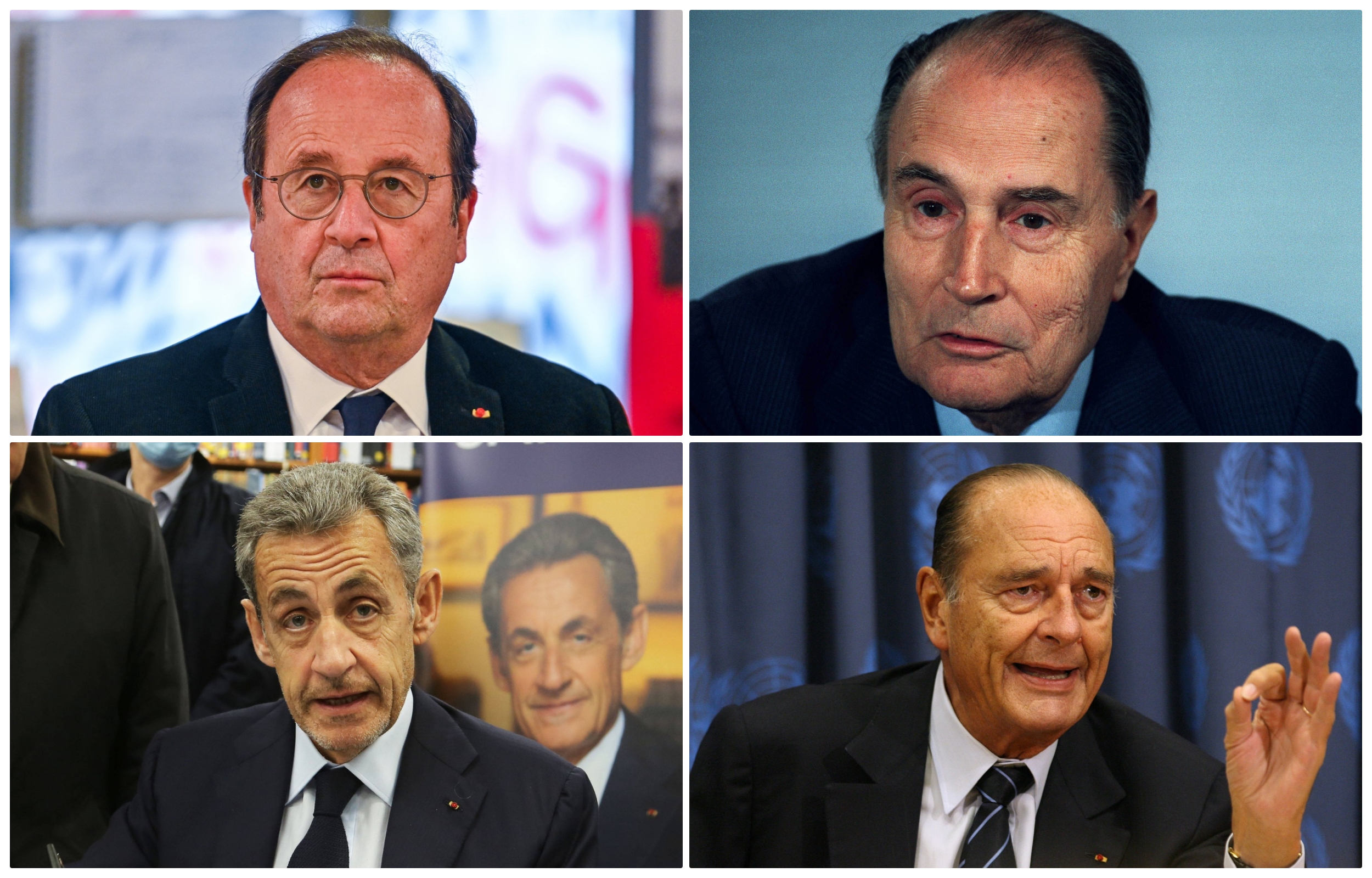 collage francuski političari