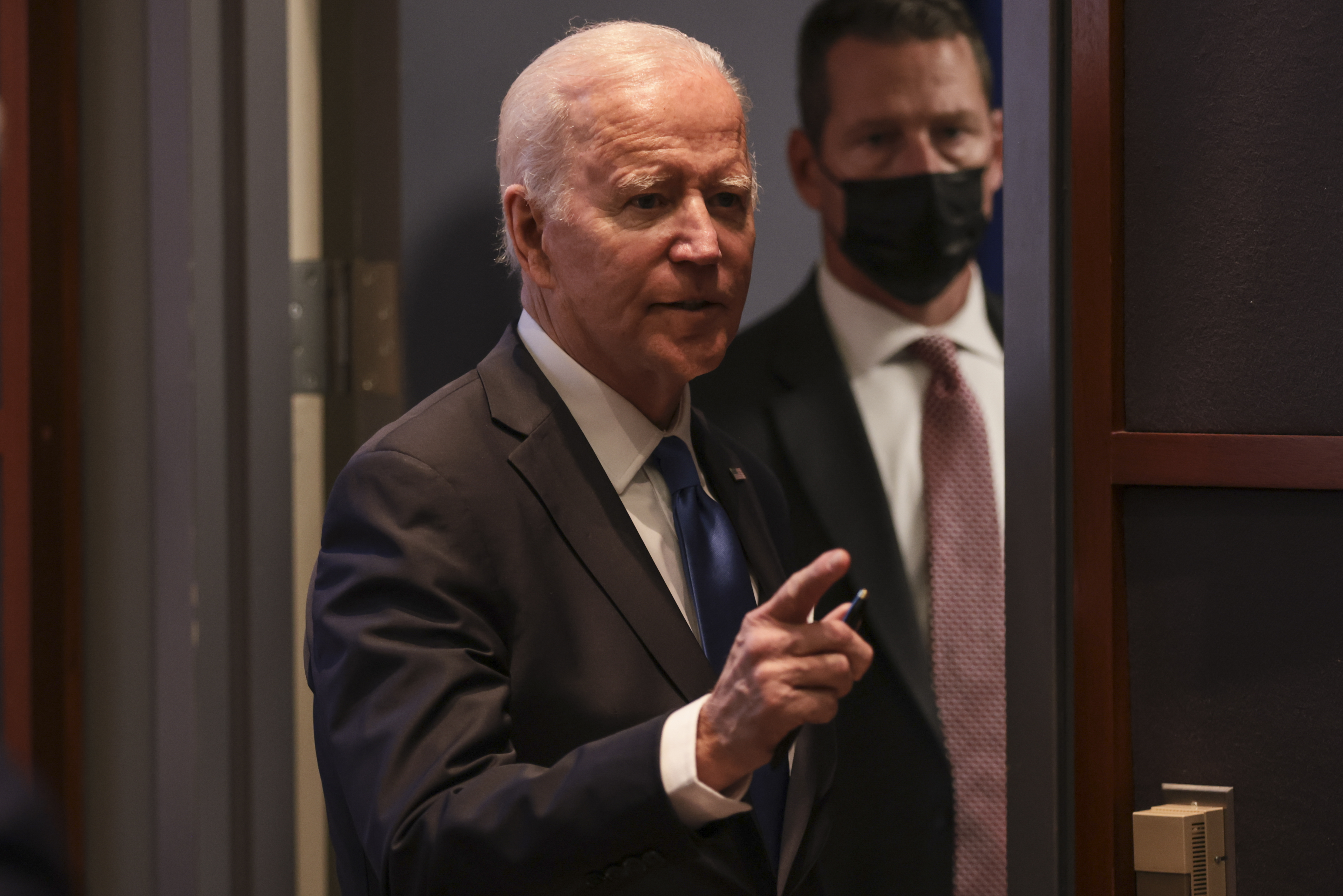 US President Biden delivers remarks at National Institutes of Health