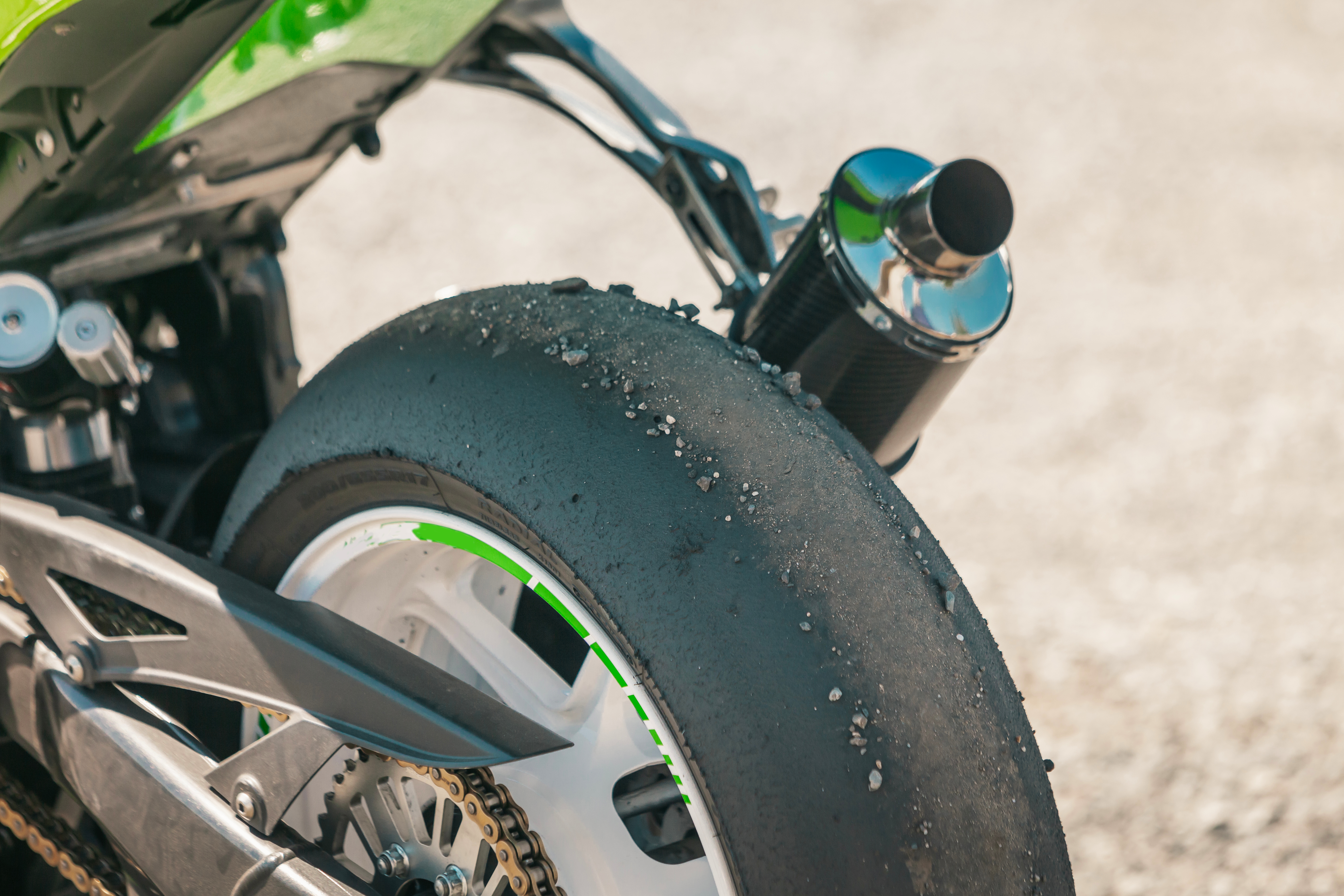 moto, gume, slik gume