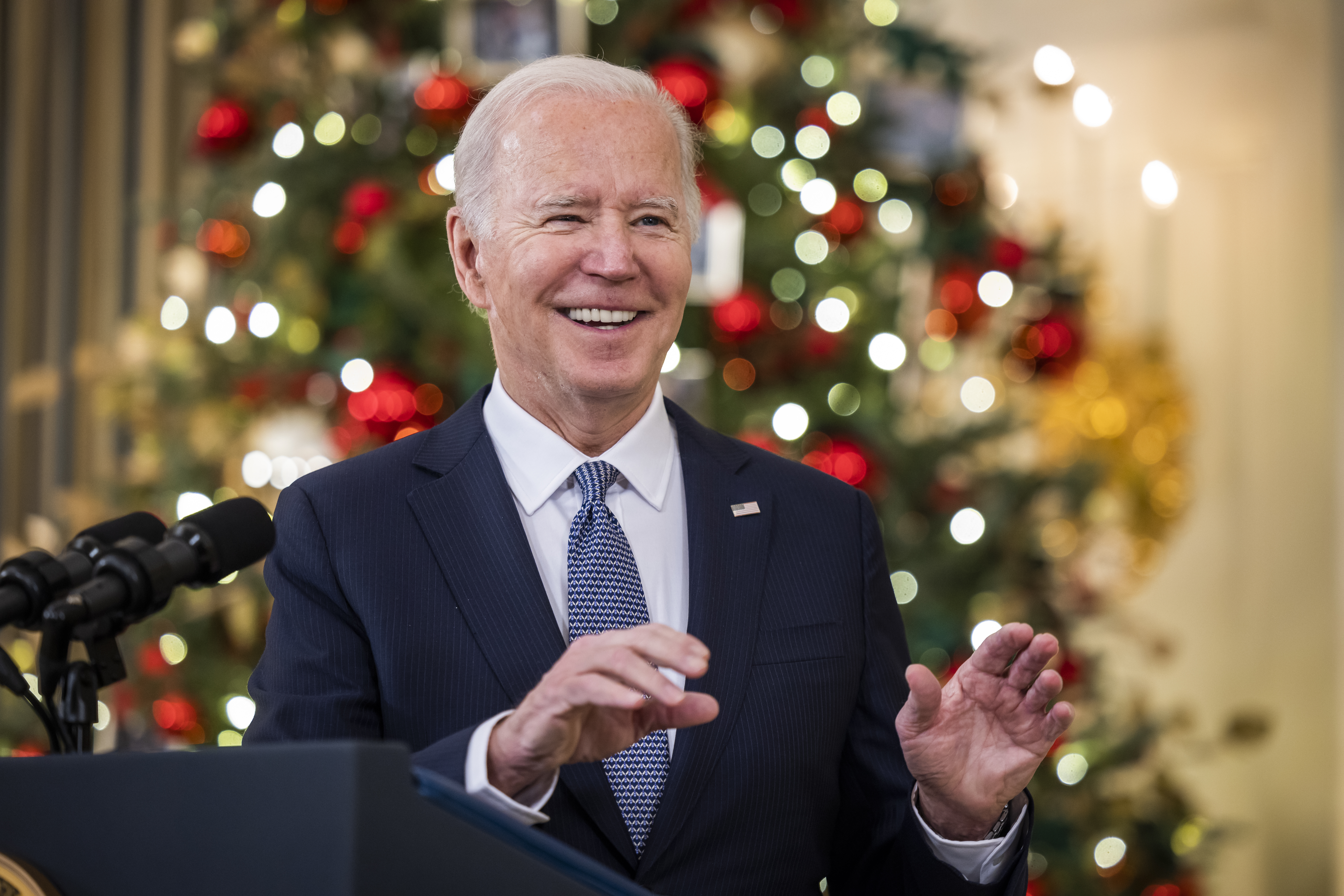 US President Biden speaks on November jobs numbers