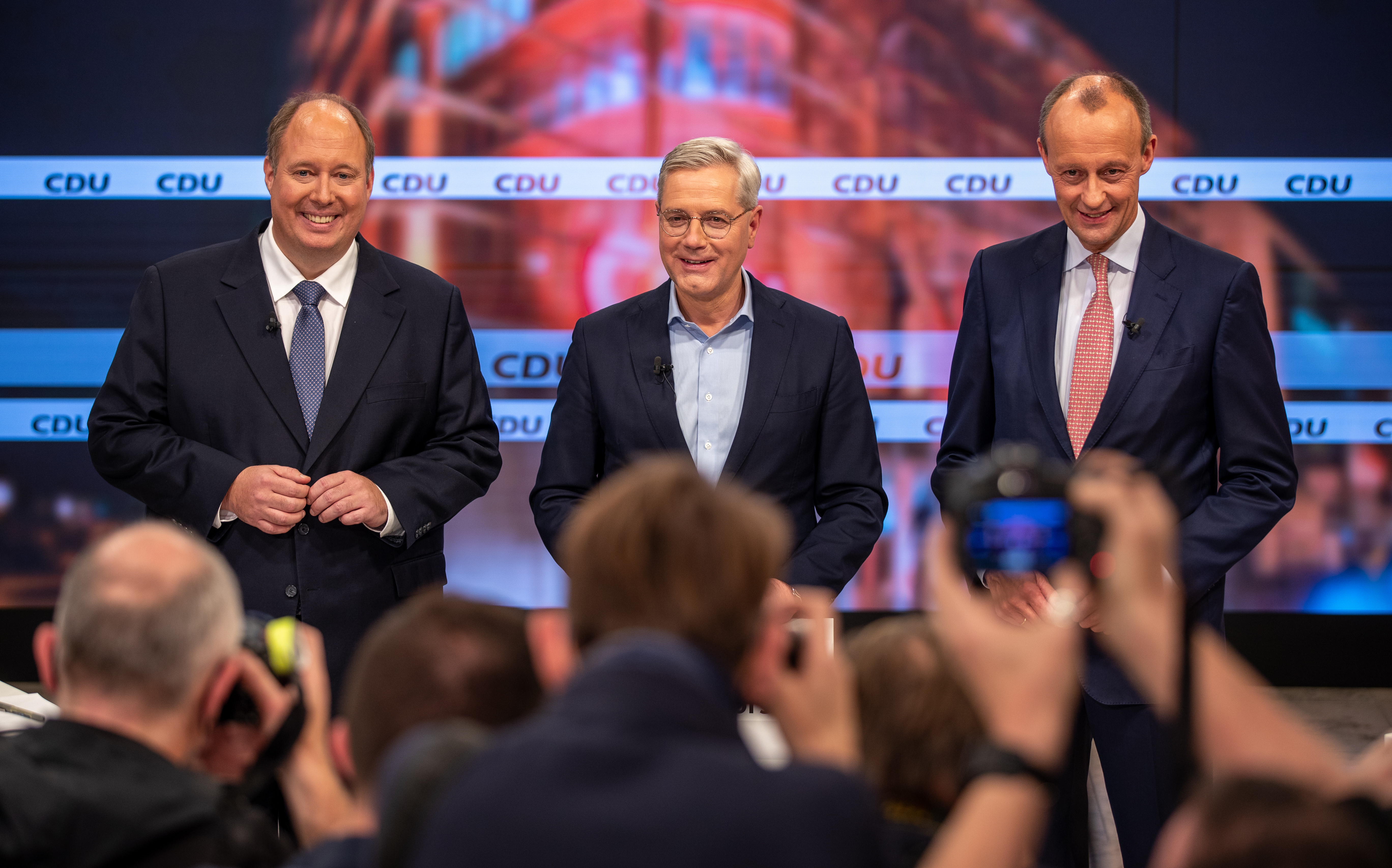 Townhall with candidates for the CDU party chair in Berlin