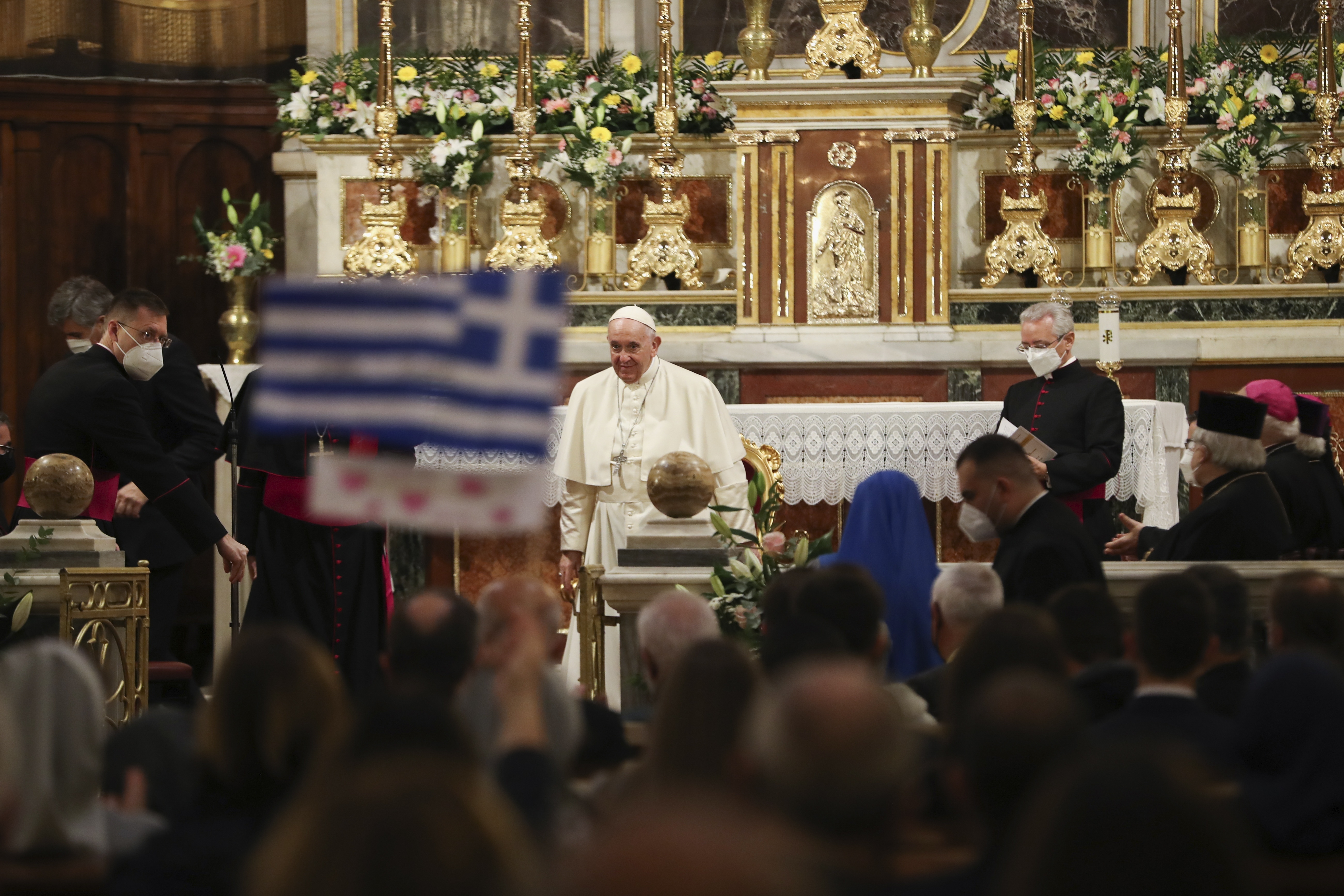 Pope Francis visits Greece
