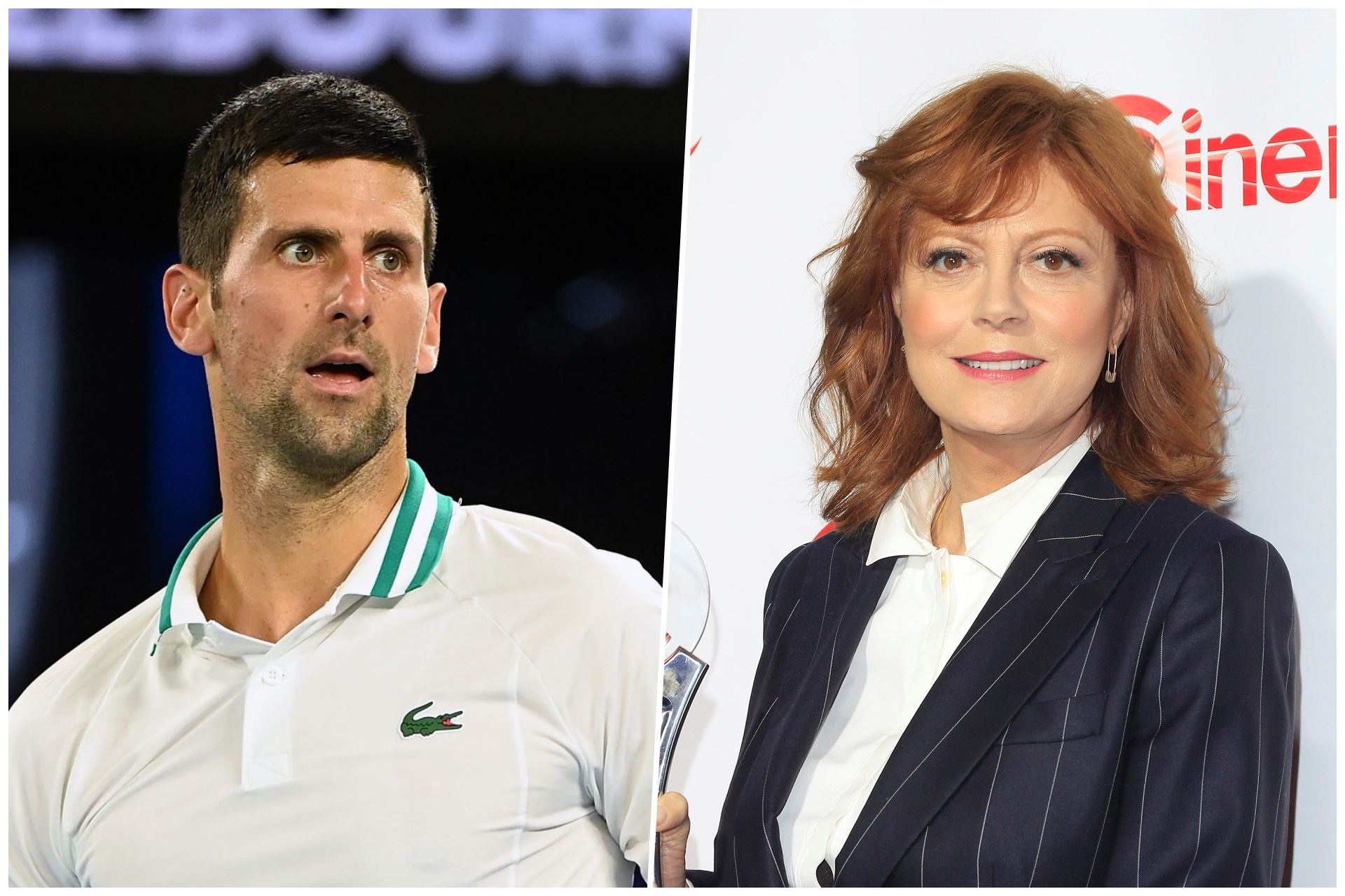 Novak Đoković i Suzan Sarandon