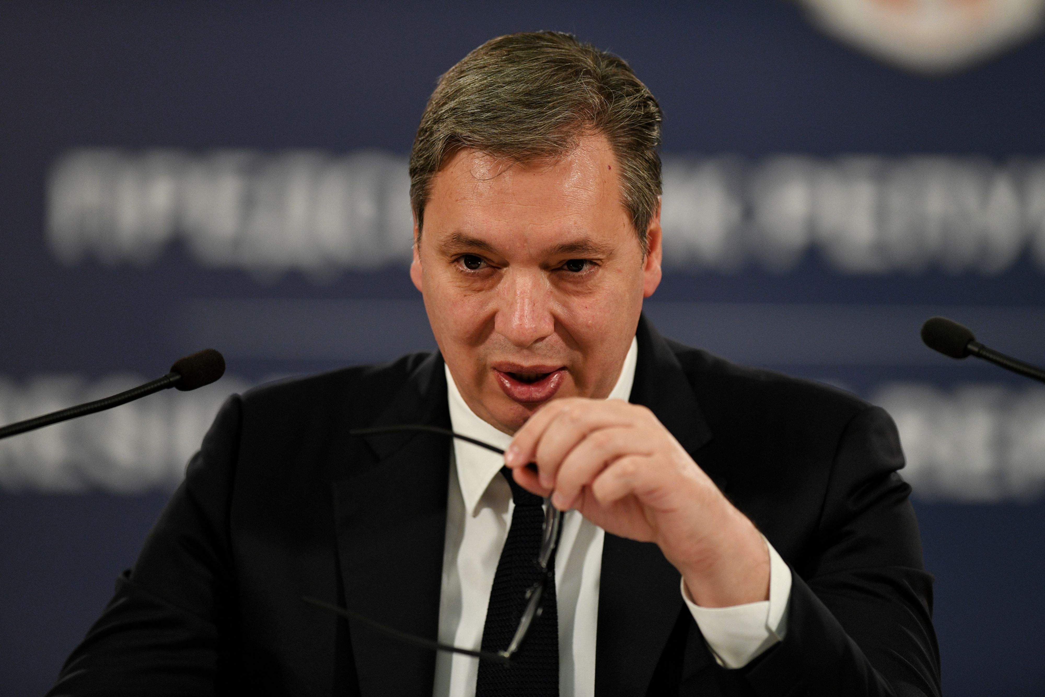 Beograd 04. jun 2021. Aleksandar Vucic kzs konferencija za novinare u Predsednistvu Srbije grimasa Foto:Filip Krainčanić/Nova.rs