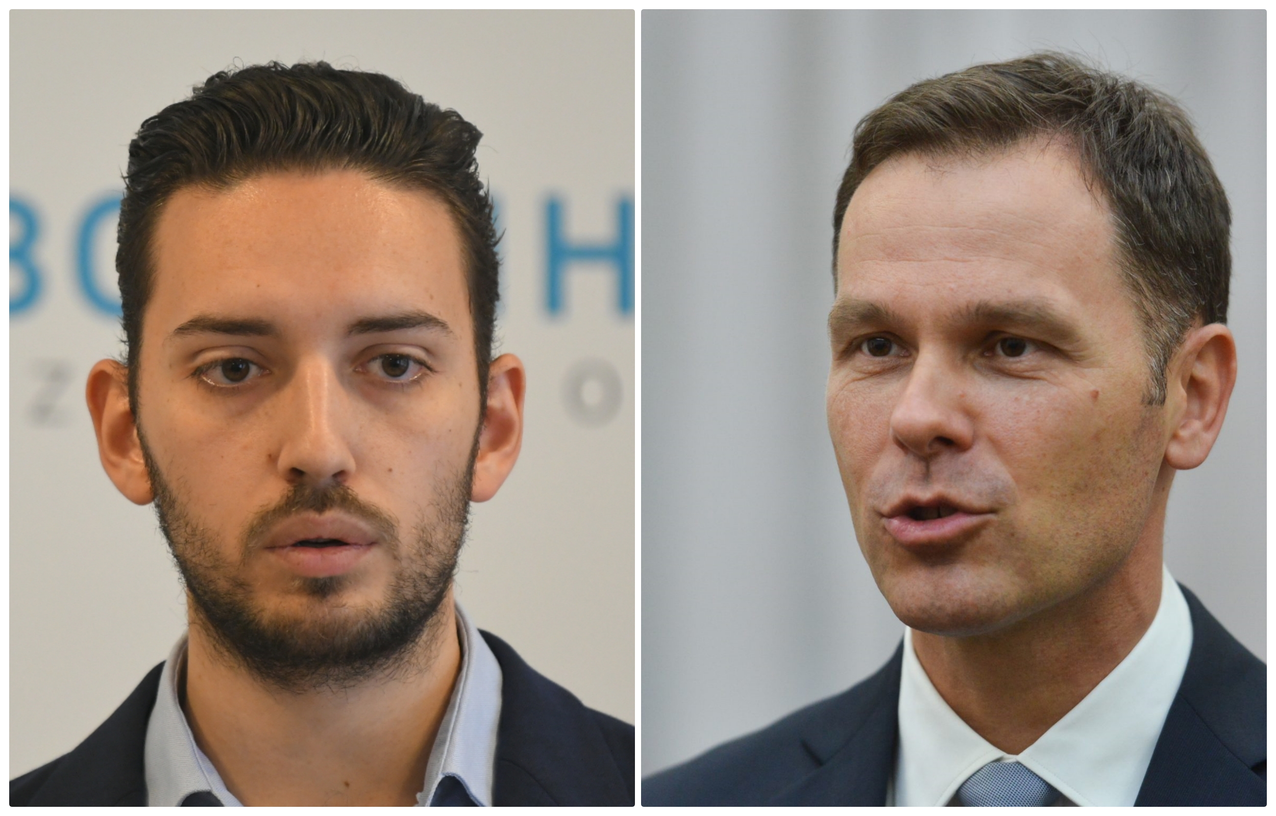 collage kombo Pavle grbović i siniša mali