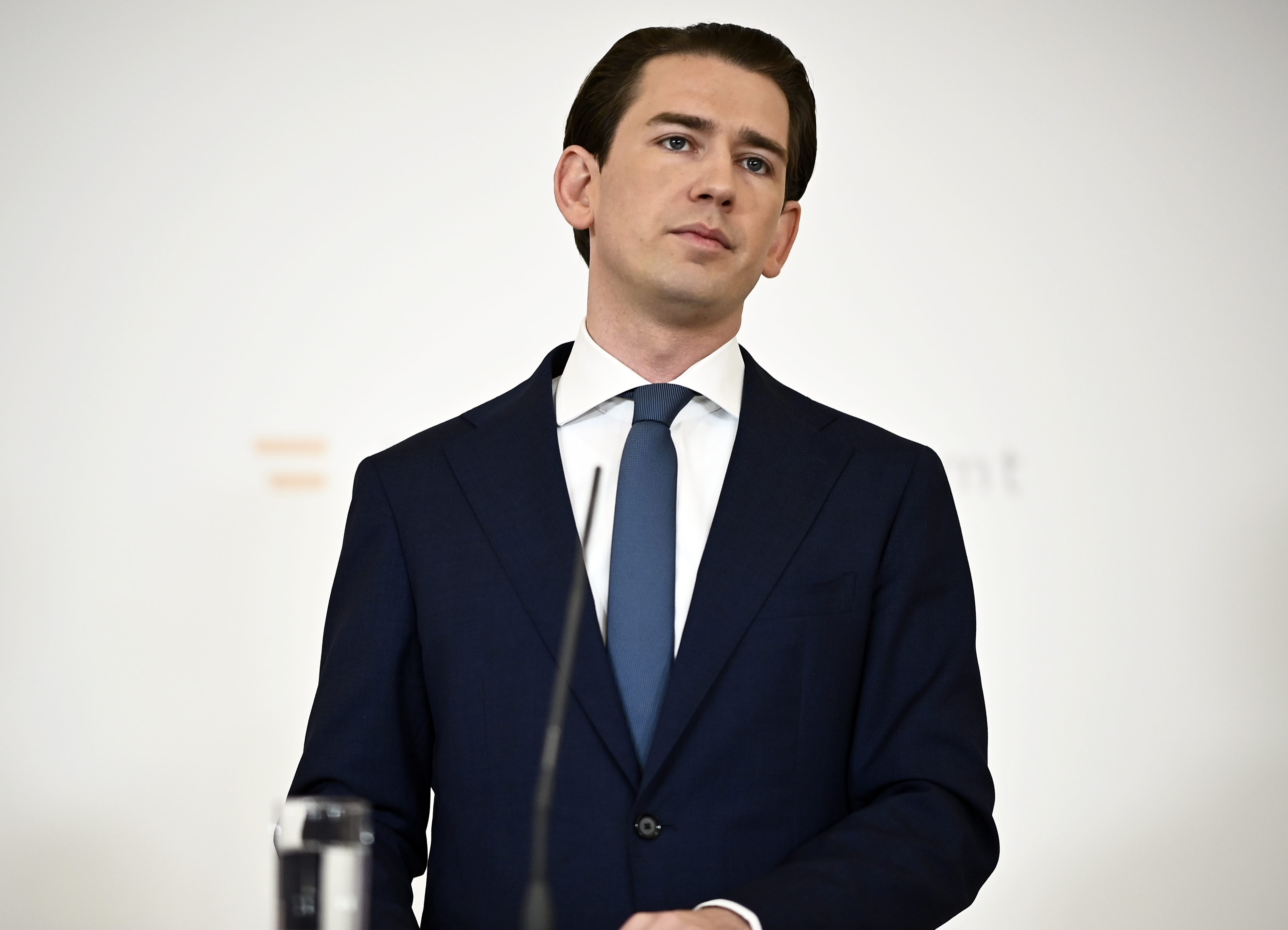 Austrian Chancellor Sebastian Kurz resigns