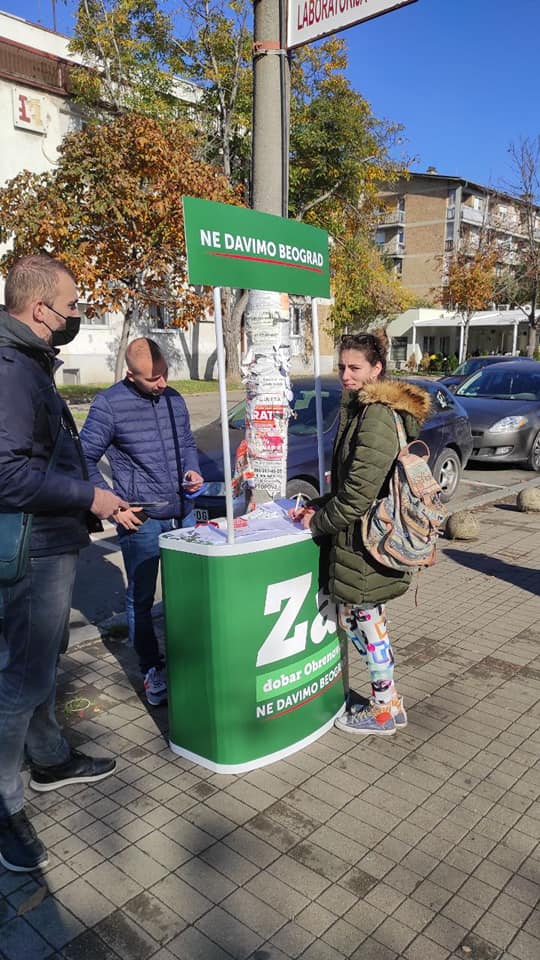 Ne davimo Beograd predstavio svoj rad na 32 lokacije širom grada