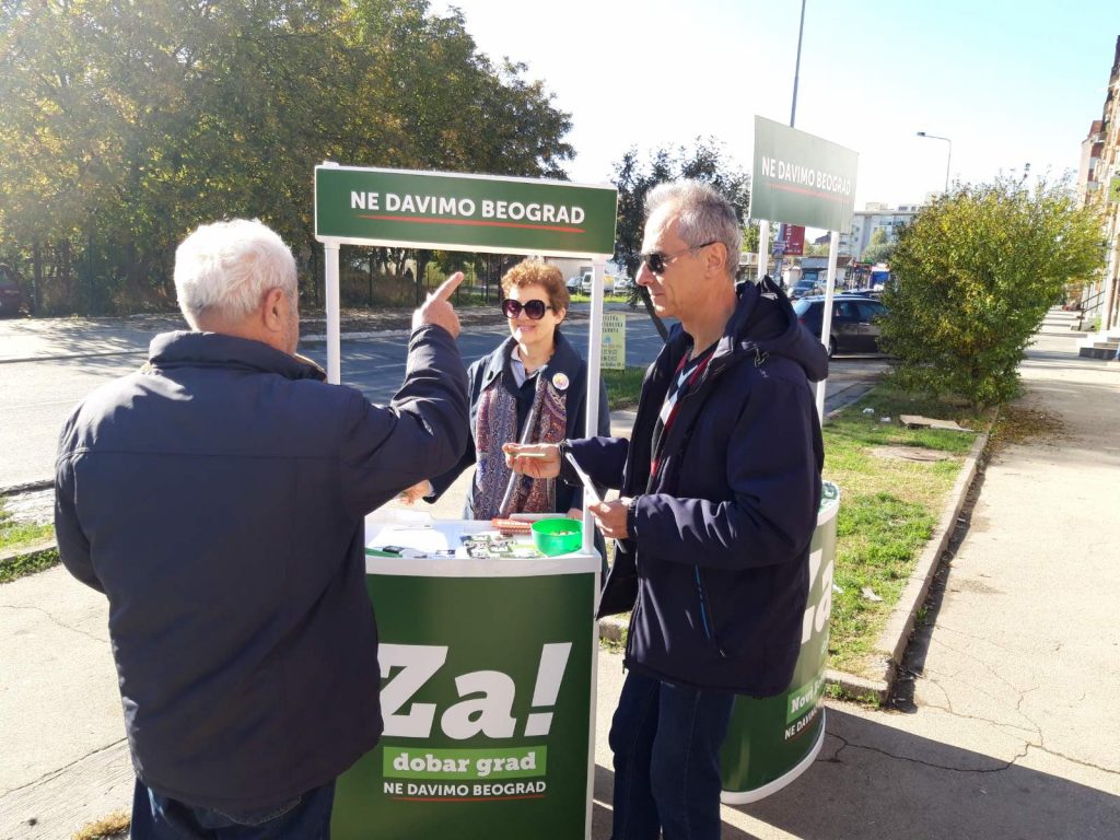 Ne davimo Beograd predstavio svoj rad na 32 lokacije širom grada