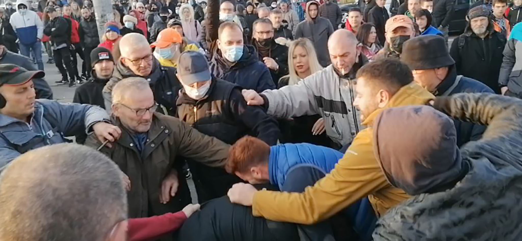 pupinov most blokada, protest