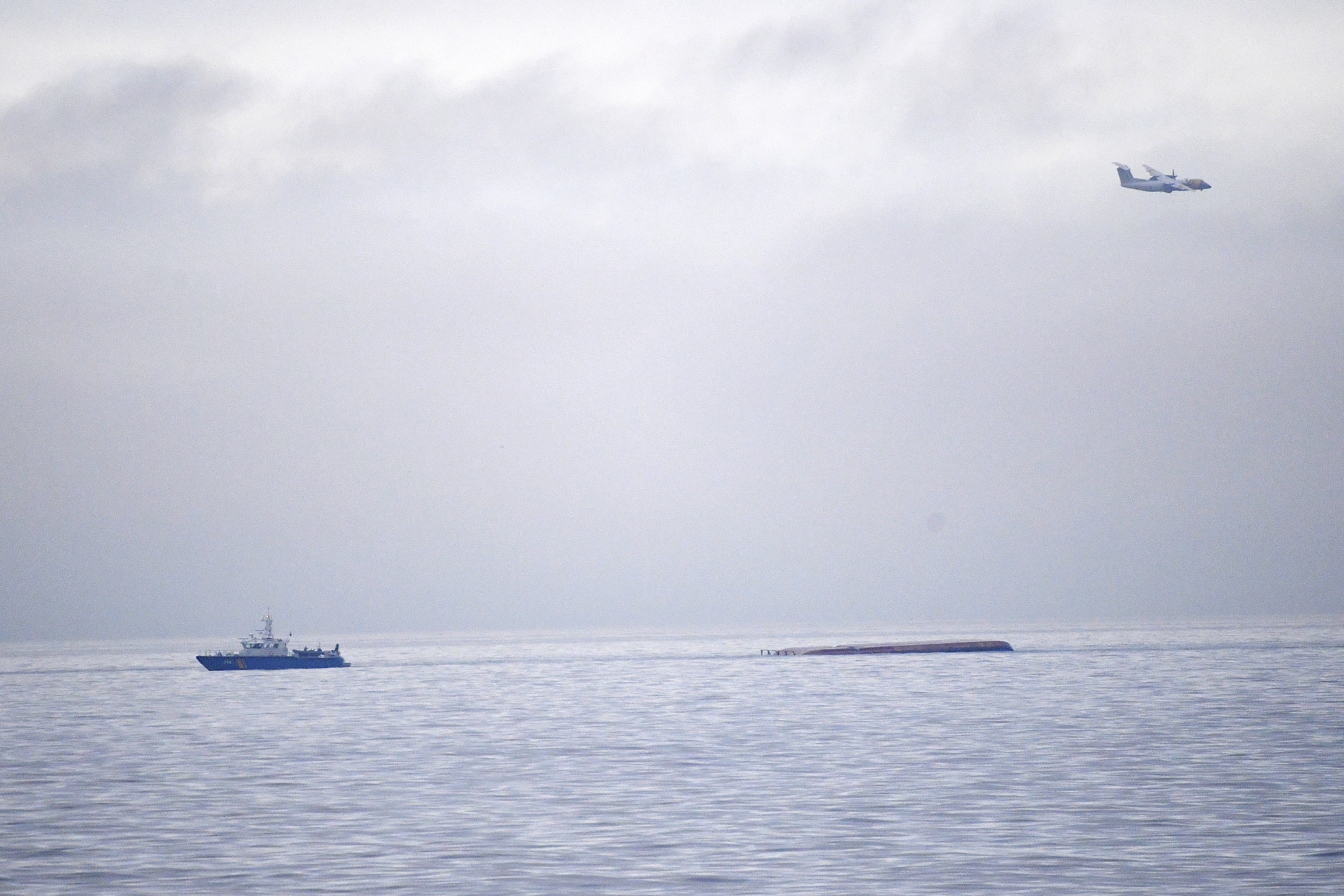 Two cargo ships collide in the Baltic Sea