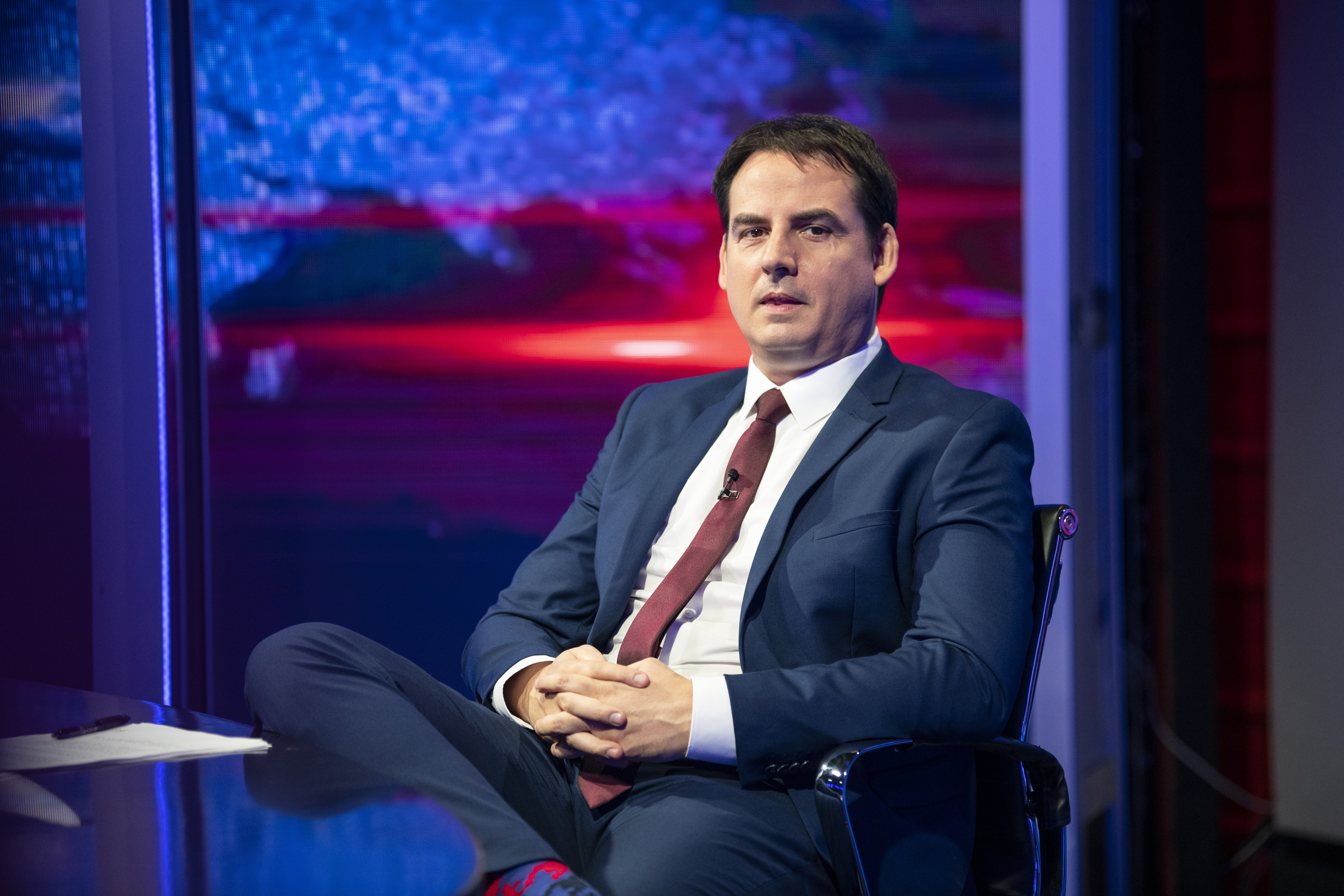 Beograd 30.10.2020. Zoran Kesić, autor i voditelj emisije 24 minuta, emisija 24 minuta Foto: Dragan Mujan/Nova.rs