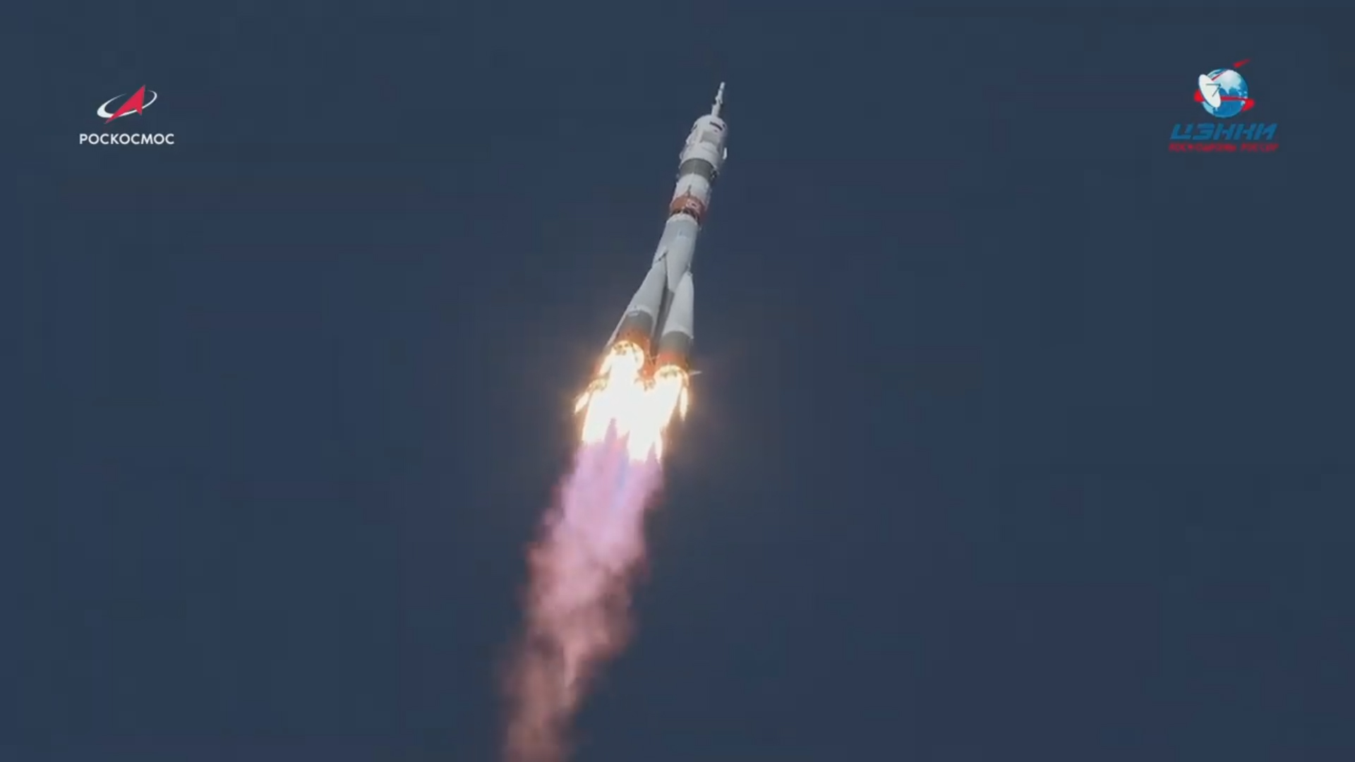 ruska raketa sojuz lansirana, Launch of the Soyuz MS-17 with ISS expedition 64