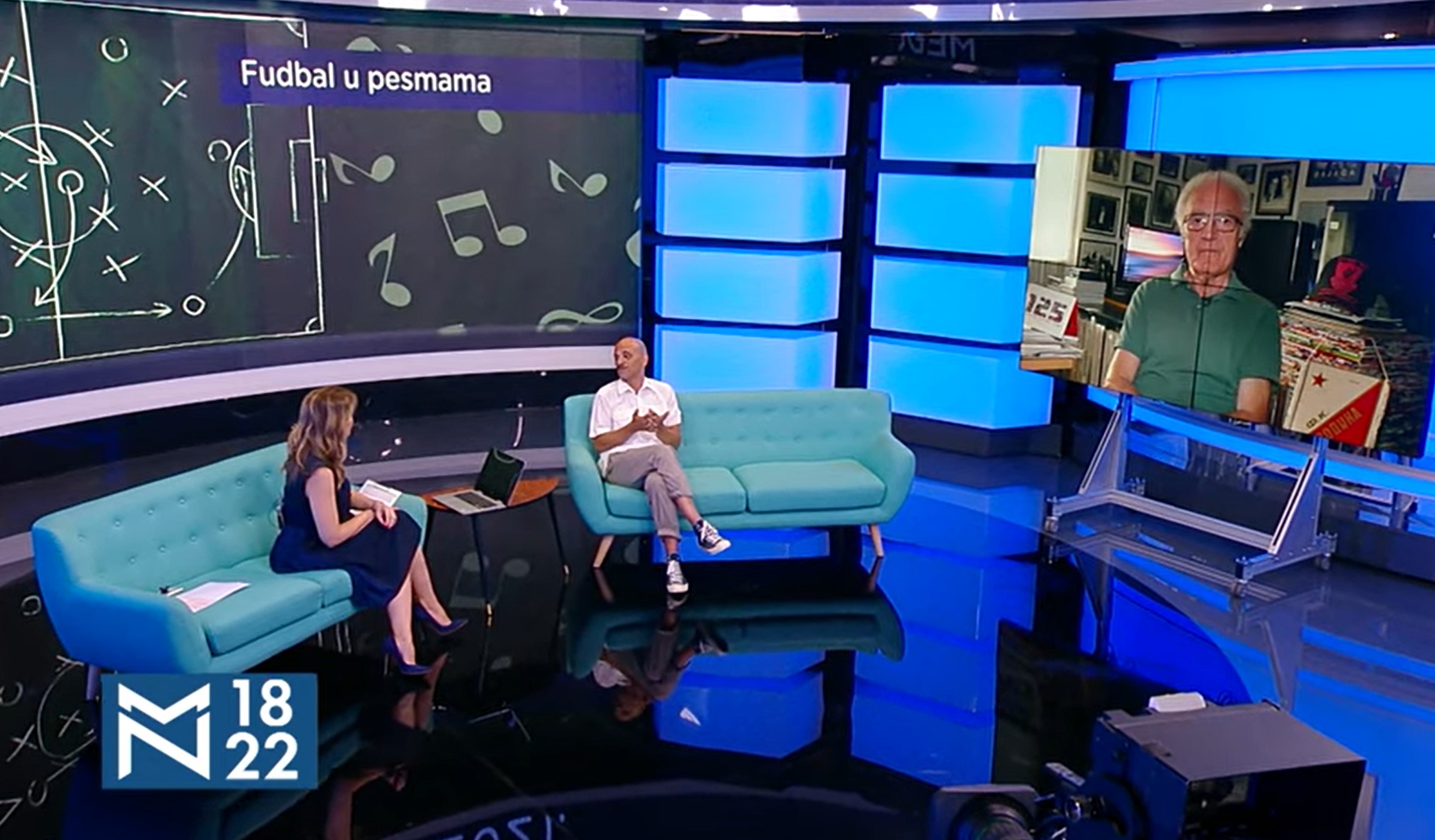 Medju nama 2. tema - Fudbal u pesmama- gosti Ivan Jevtović, Bogomir Mijatović