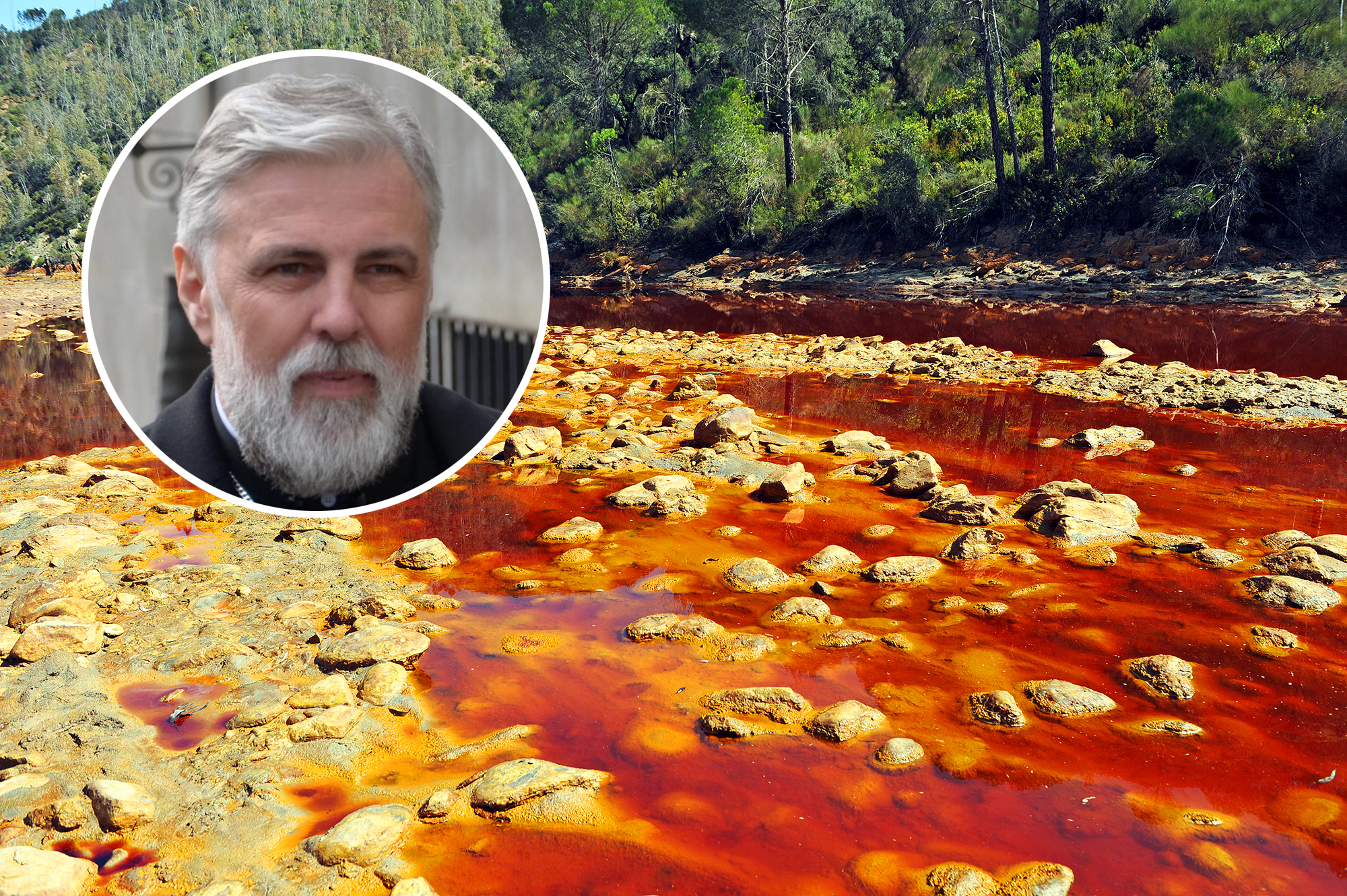 Acid,Waters,Of,The,Tinto,River,(rio,Tinto),,Huelva,,Spain