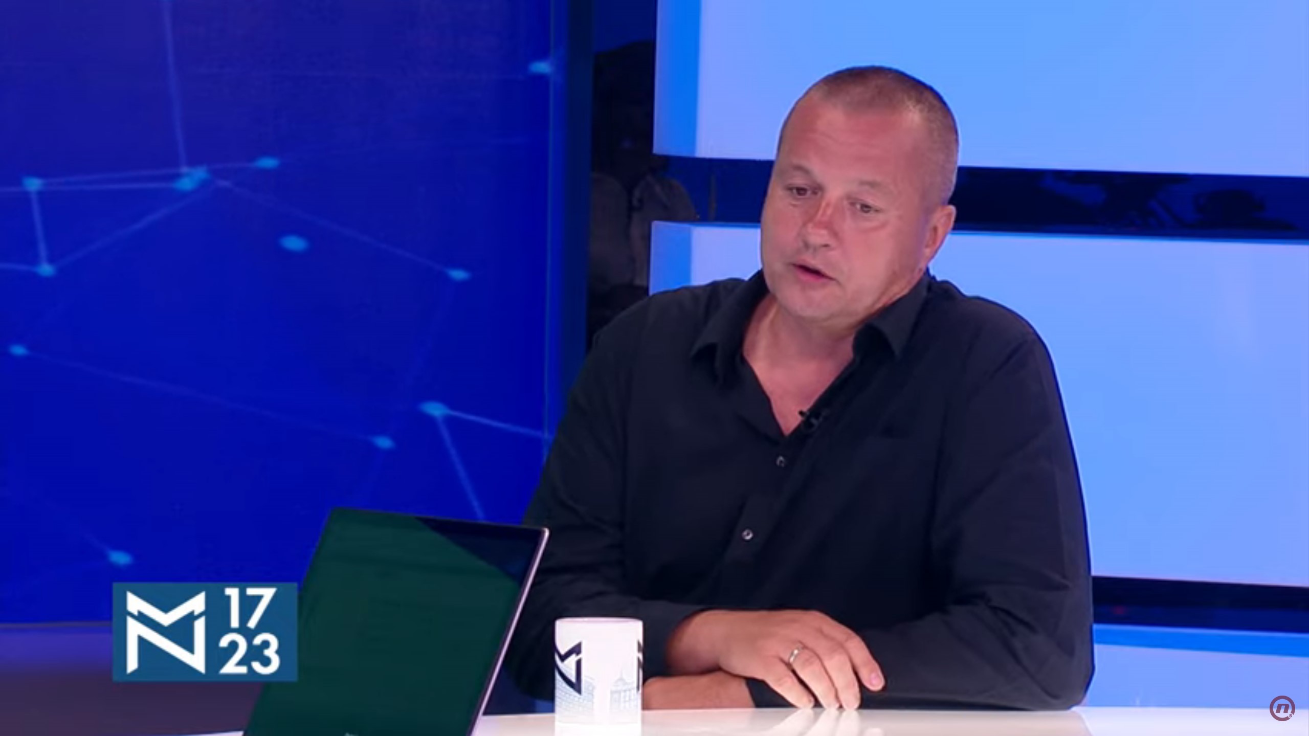 Robert Čoban, gost, emisija Među nama, Medju nama  Foto: Nova S