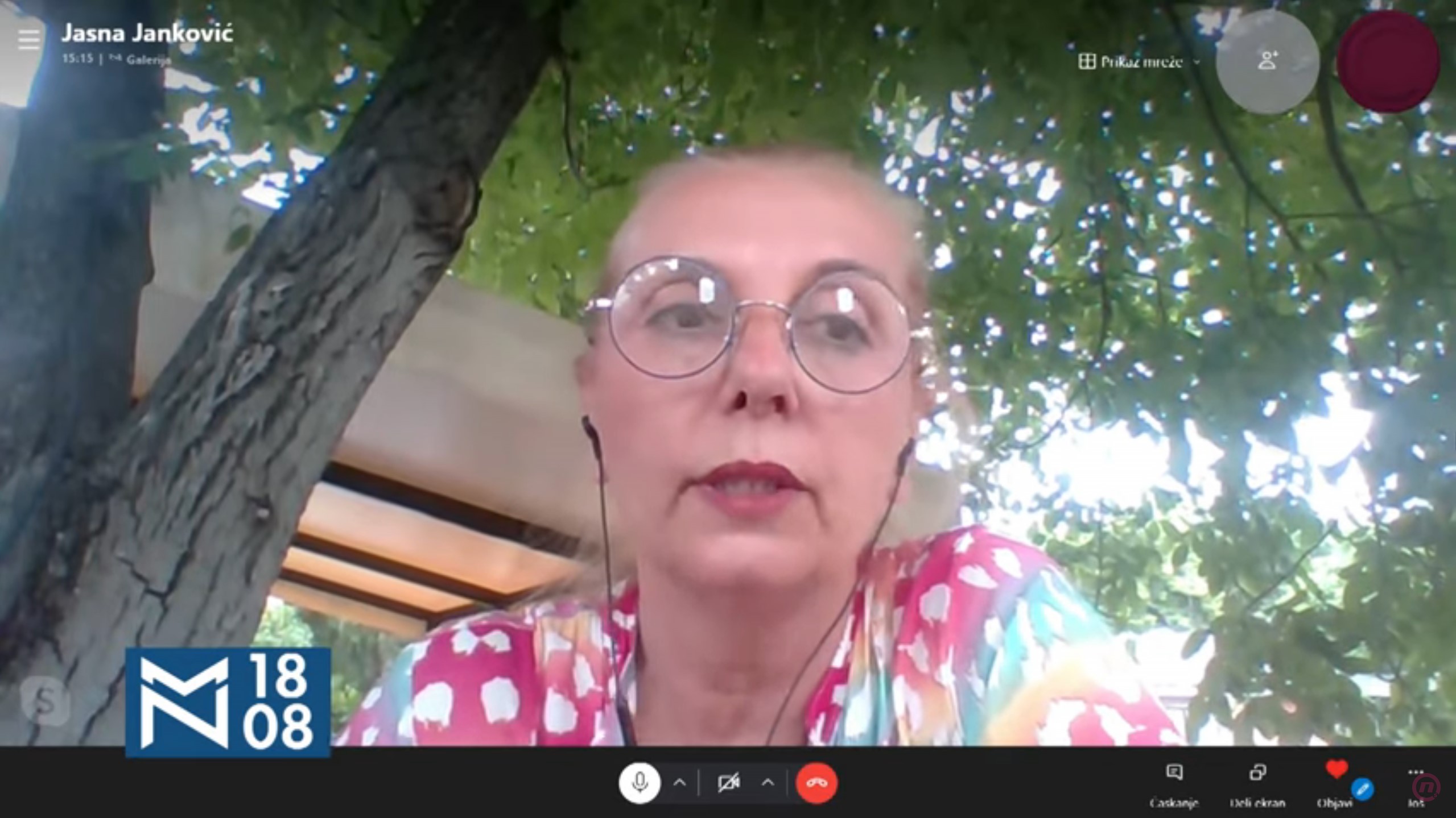 Jasna Janković, mala matura, emisija Među nama, Medju nama Foto: Nova S