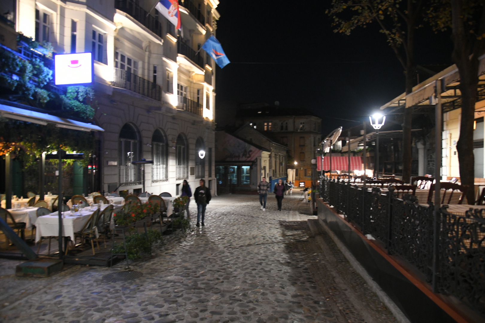 Beograd 25. oktobar 2021. Kontrola kovid propusnica po beogradskim kaficima, klubovima i restoranima Skadarlija Foto:Nemanja Jovanović/Nova.rs