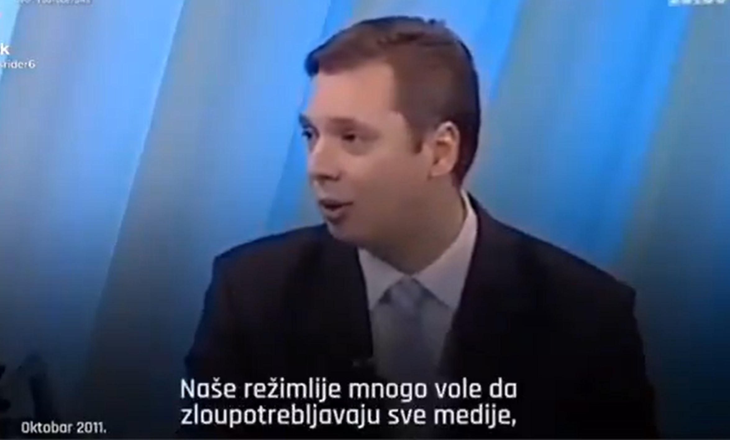 emisija Iza Vesti, 2011, Aleksandar Vučić