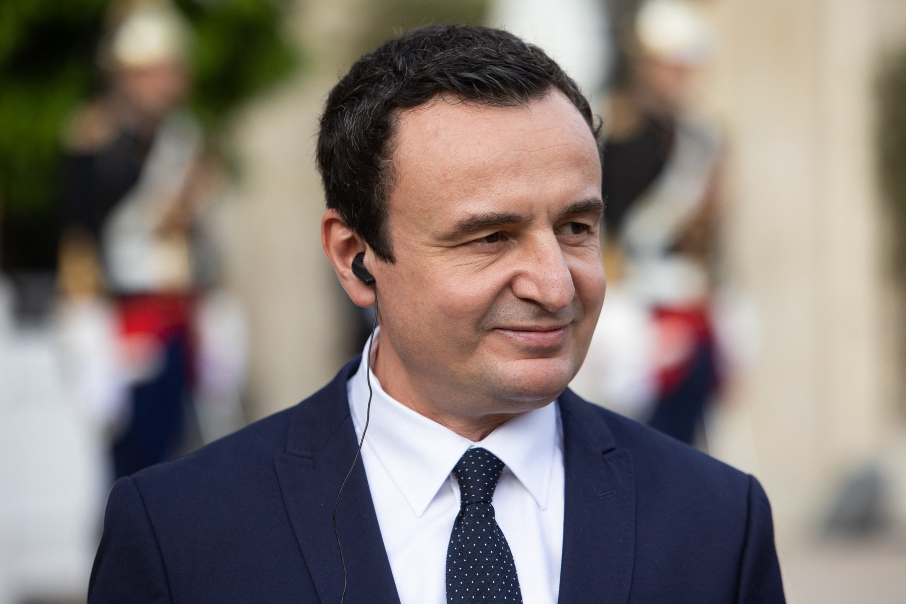 President Macron Meets With Kosovo PM - Paris