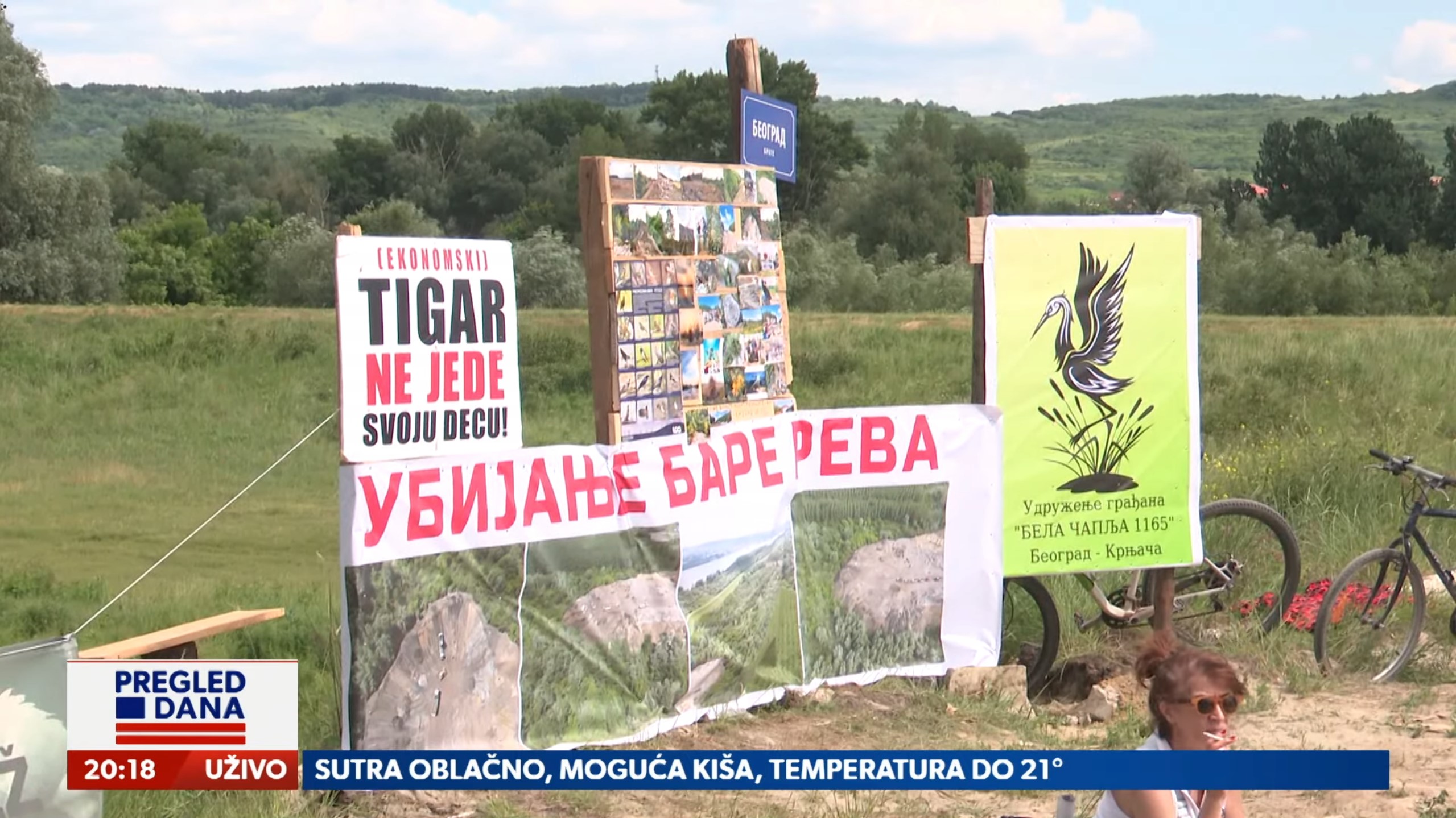 Bara Reva, Reva mesto okupljanja svih koji glasno govore i traže da ih čuju, prilog, emisija Pregled dana Foto: Newsmax Adria