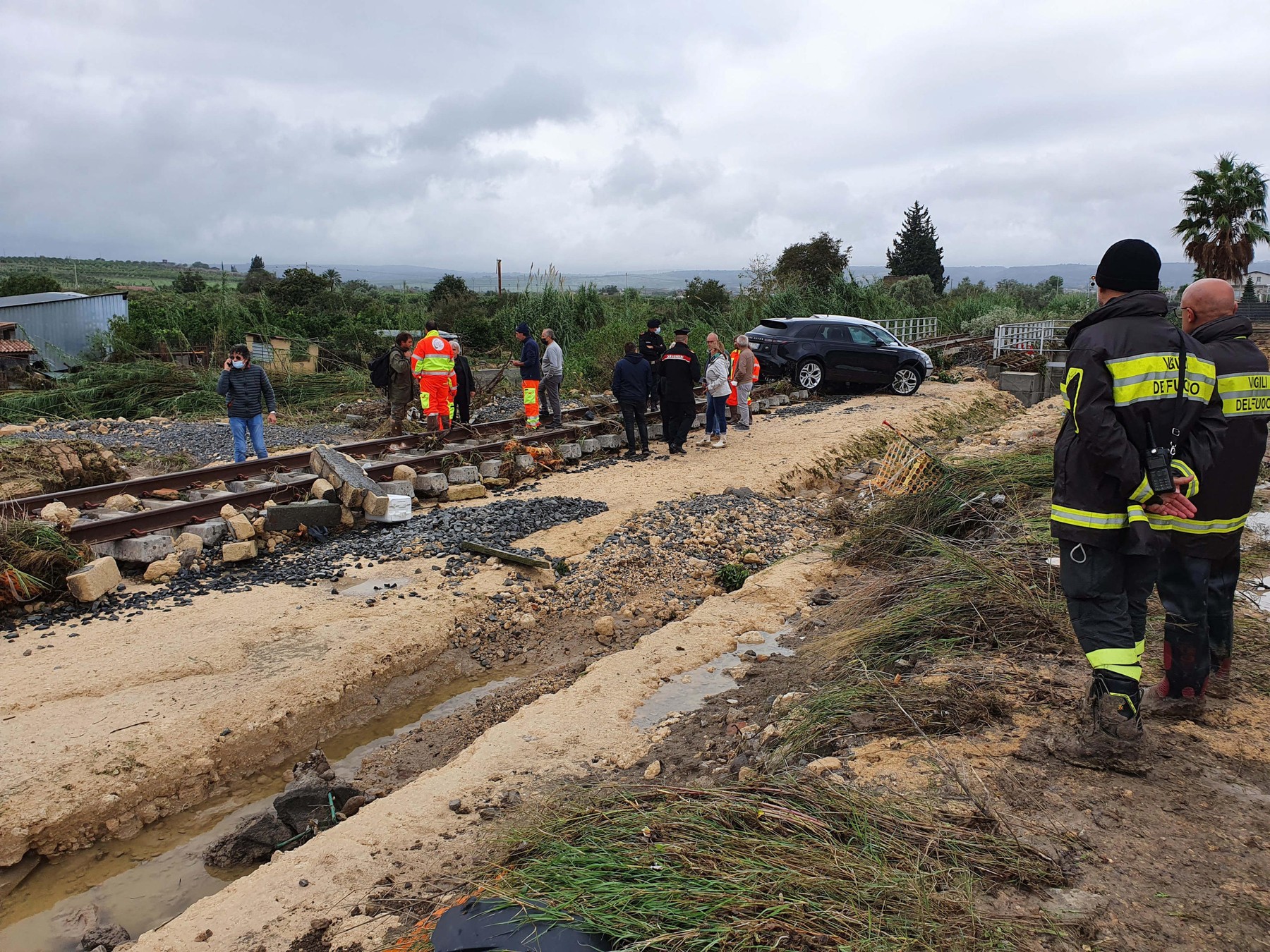 Couple missing as storms, floods batter south Italy